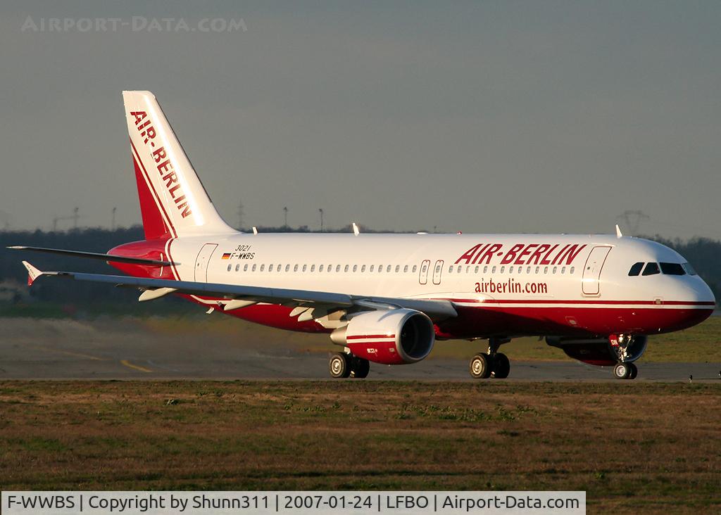 F-WWBS, 2007 Airbus A320-214 C/N 3021, C/n 3021 - To be D-ABDN