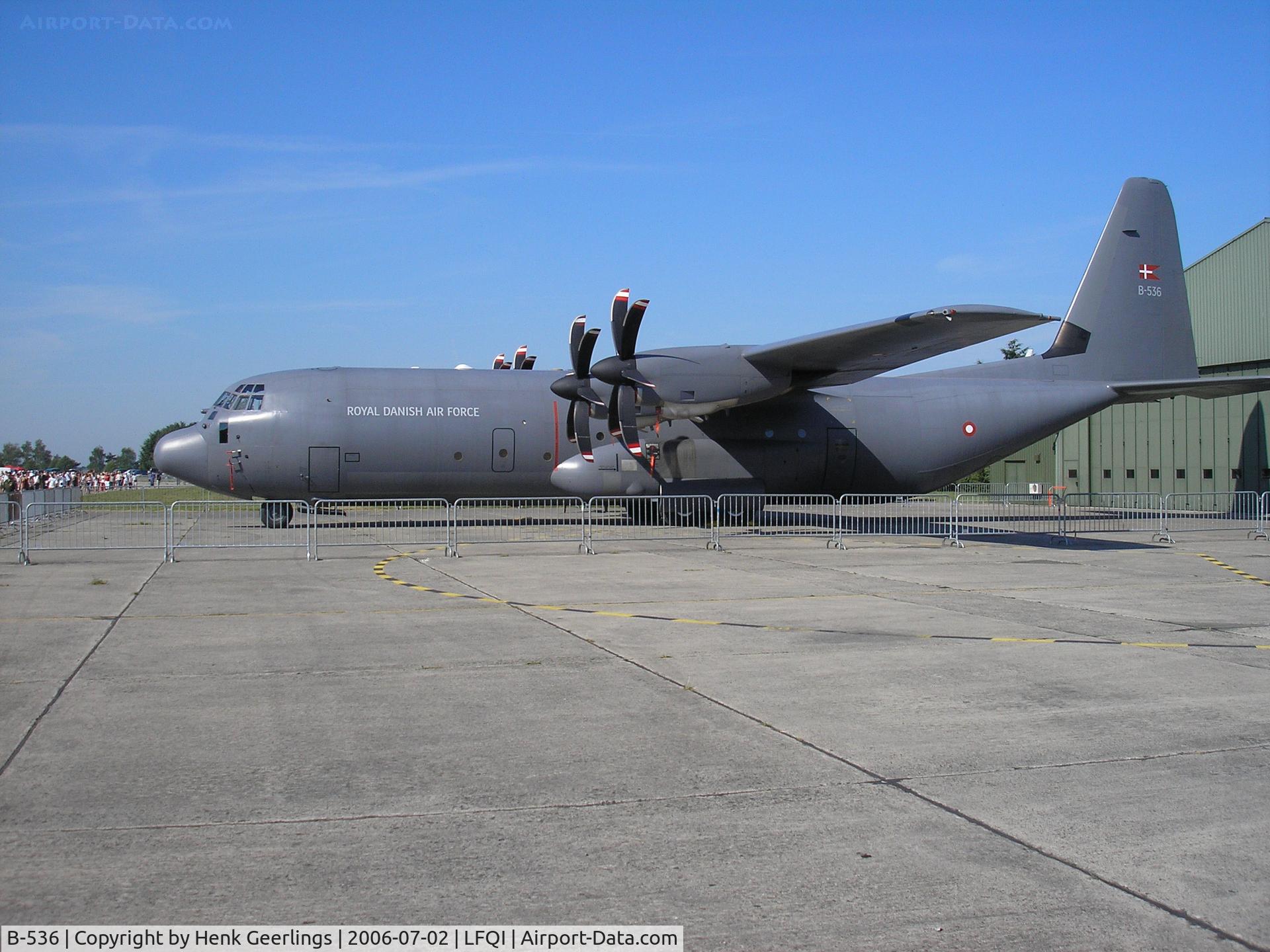 B-536, 2003 Lockheed Martin C-130J-30 Super Hercules C/N 382-5536, French AF Openday  at Cambrai AFB 2006  Norwegian AF