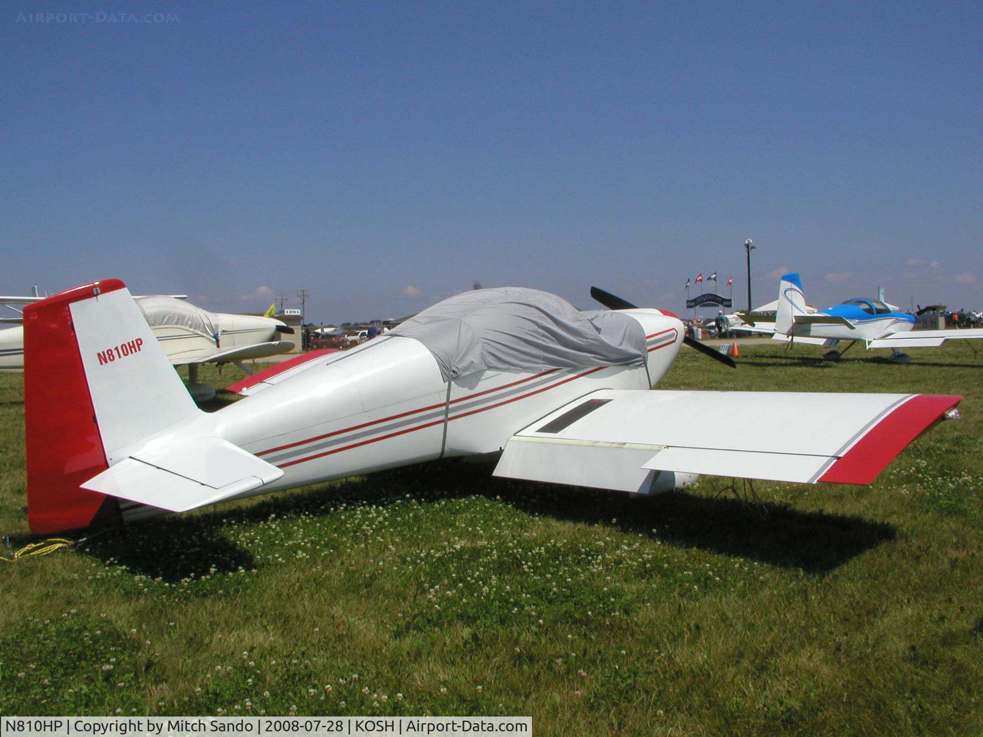 N810HP, 2005 Vans RV-6 C/N 25810, EAA AirVenture 2008.