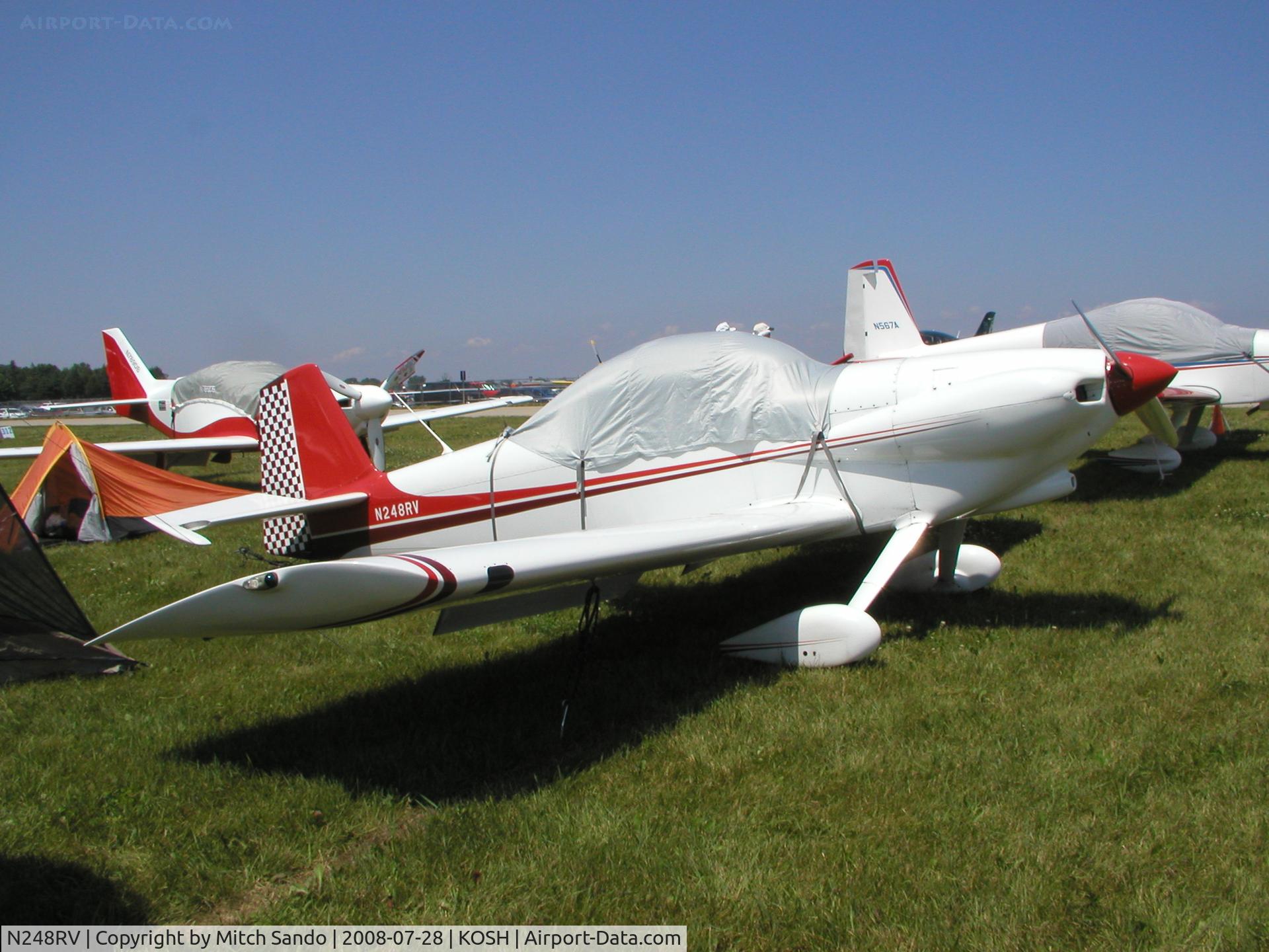 N248RV, 1995 Vans RV-4 C/N 1248, EAA AirVenture 2008.