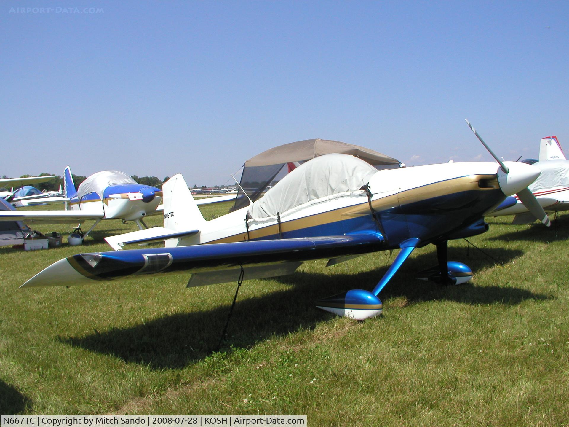 N667TC, 1988 Vans RV-4 C/N 960, EAA AirVenture 2008.