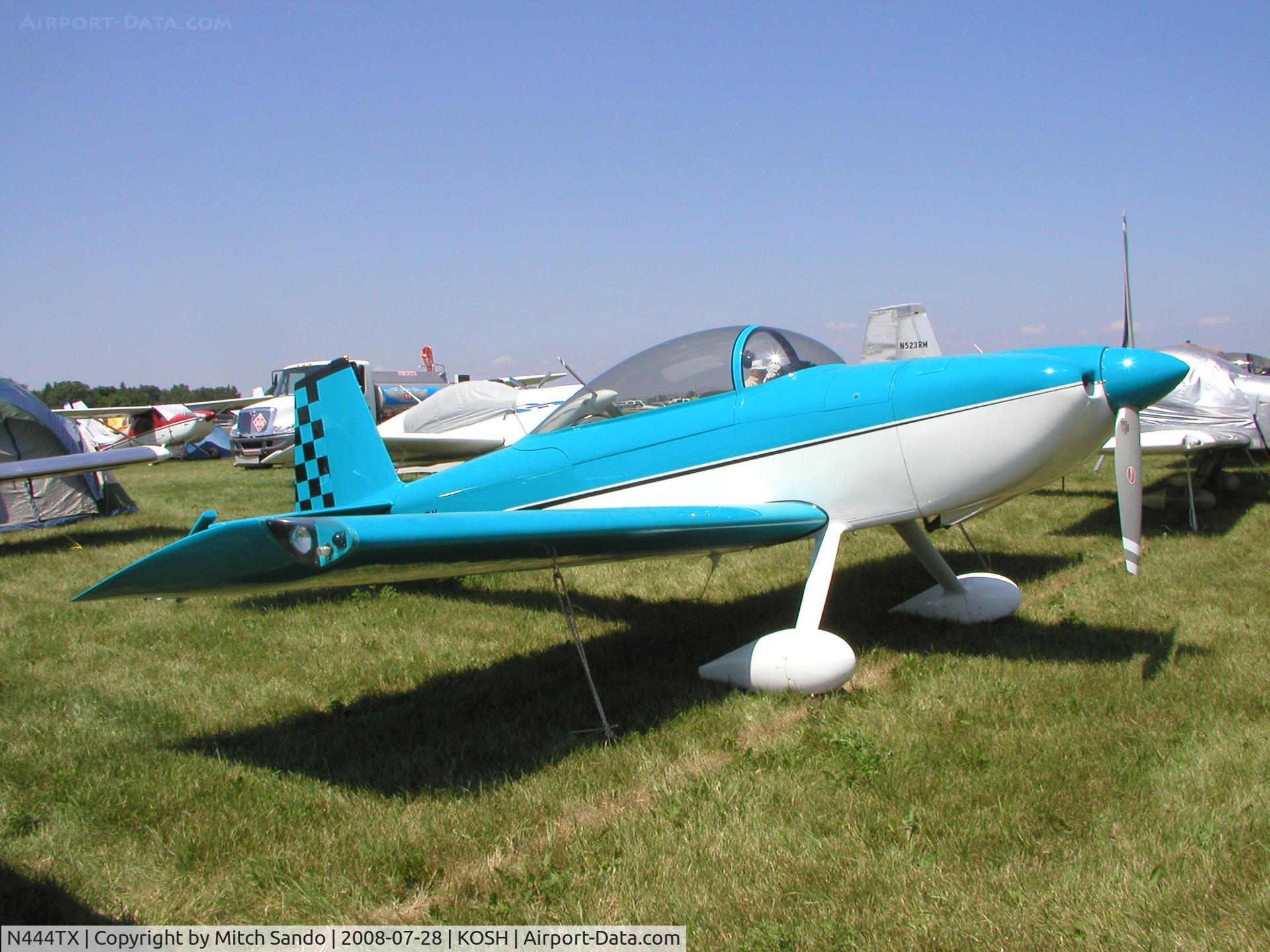 N444TX, 2001 Vans RV-8 C/N 80984, EAA AirVenture 2008.