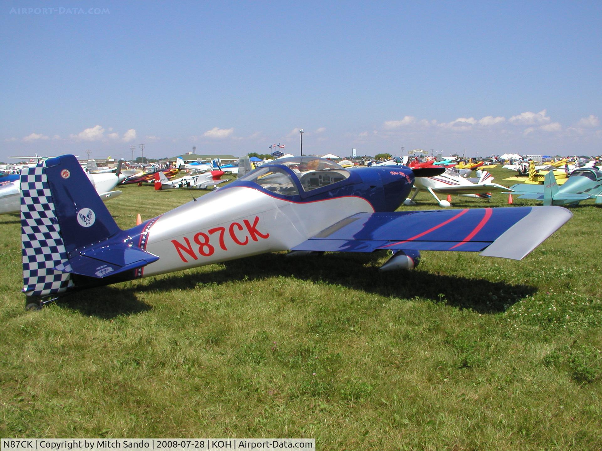 N87CK, Van's RV-7 C/N 70133, EAA AirVenture 2008.