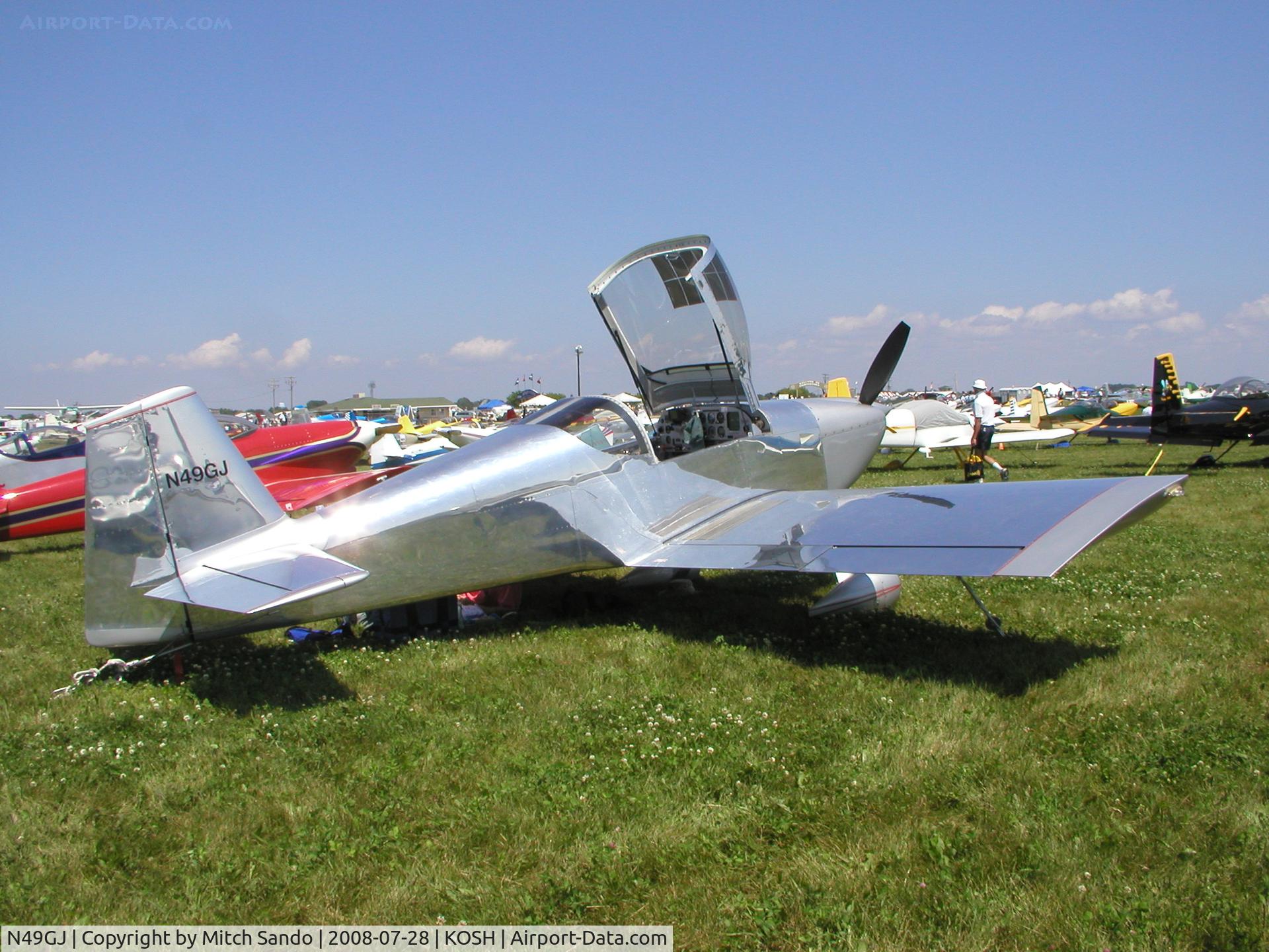 N49GJ, 2001 Vans RV-6 C/N 22871, EAA AirVenture 2008.