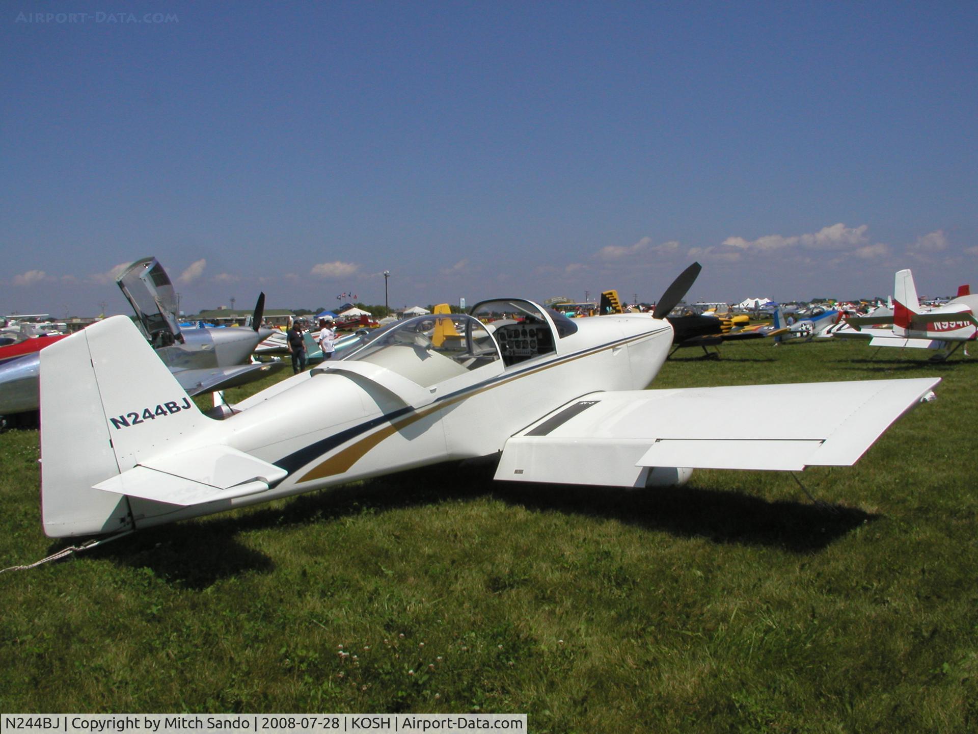 N244BJ, 2000 Vans RV-6 C/N 22977, EAA AirVenture 2008.