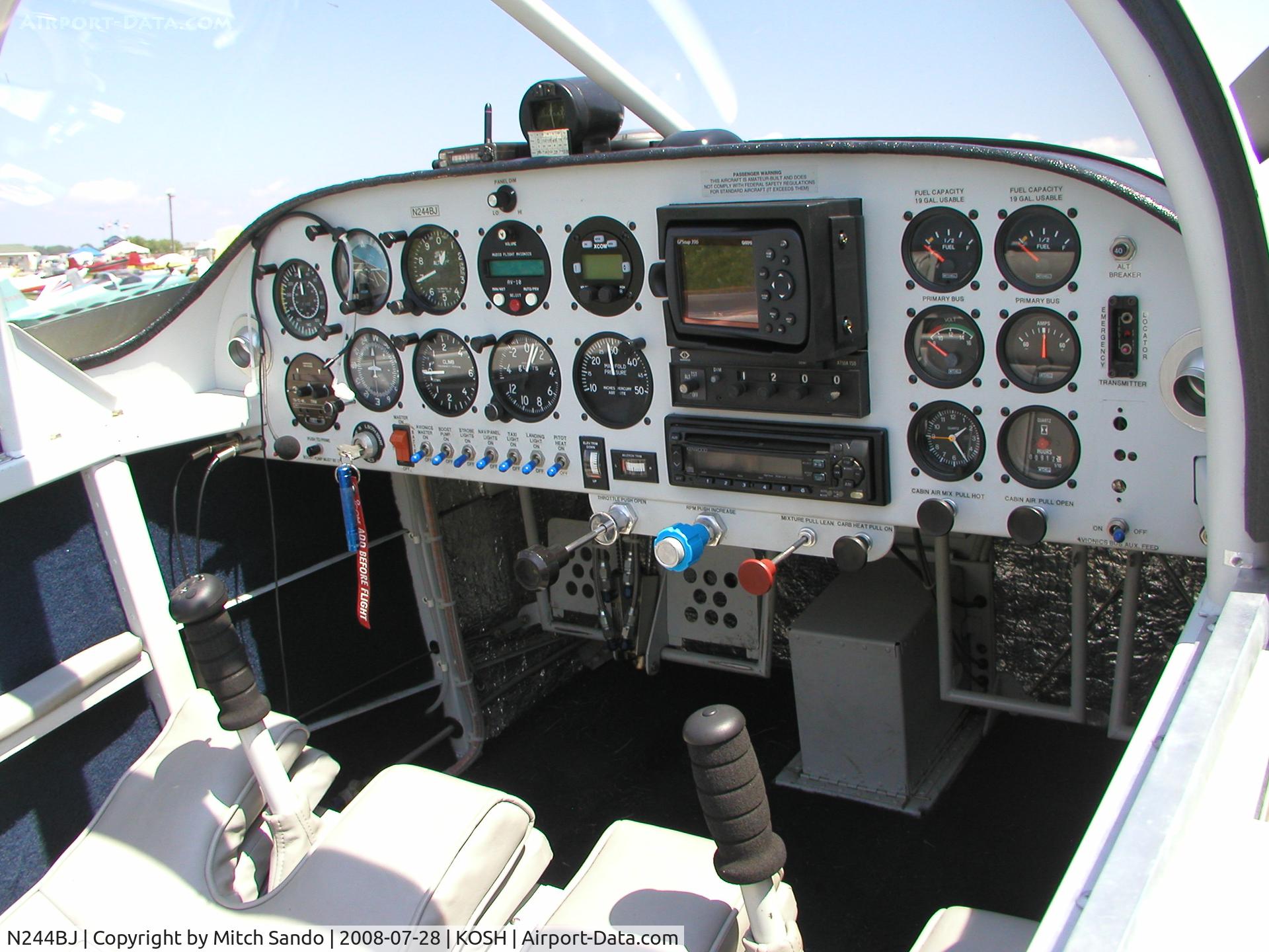 N244BJ, 2000 Vans RV-6 C/N 22977, EAA AirVenture 2008.