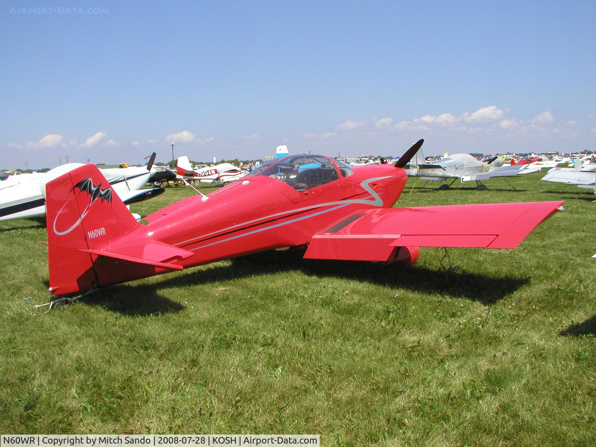 N60WR, 2003 Vans RV-6 C/N 24812, EAA AirVenture 2008.