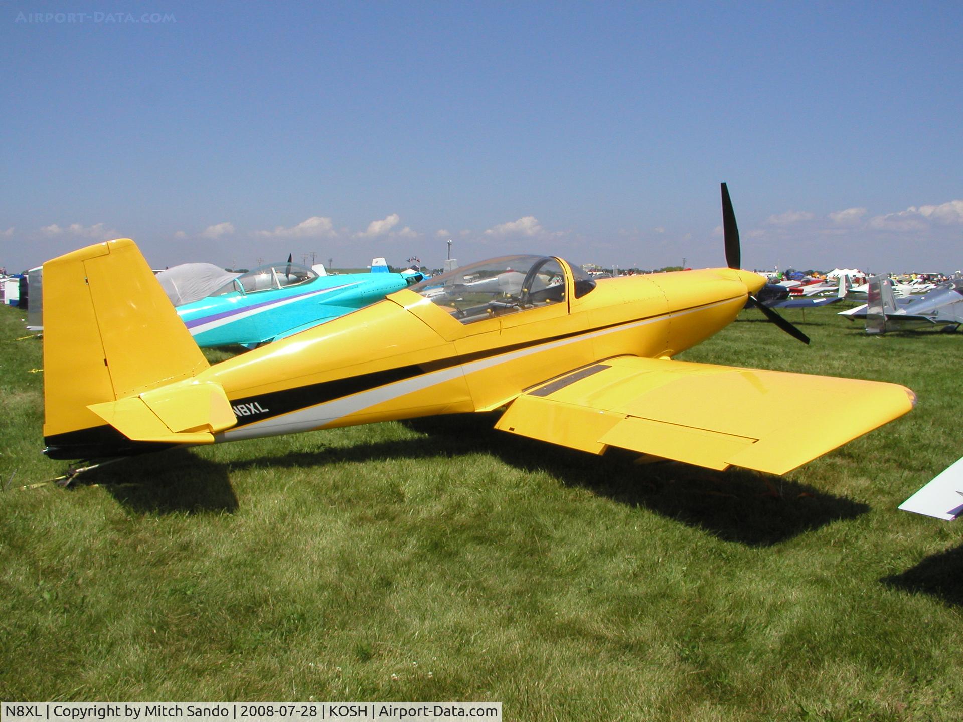 N8XL, 1999 Vans RV-8 C/N 80112, EAA AirVenture 2008.
