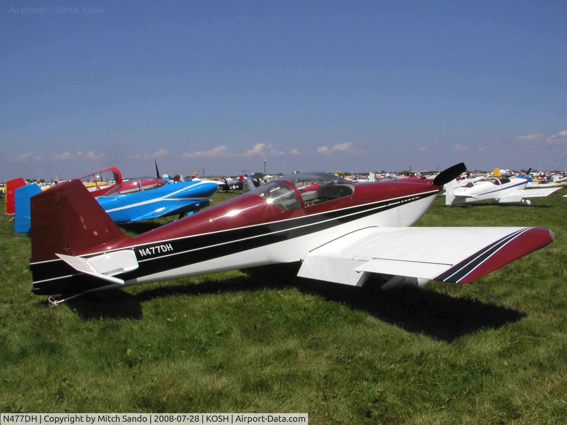 N477DH, 2001 Vans RV-6 C/N 60230, EAA AirVenture 2008.