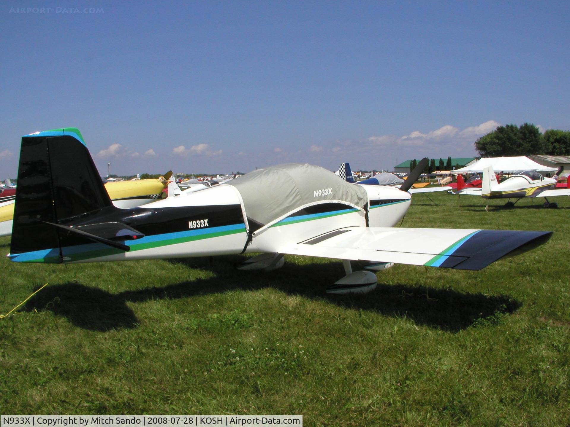 N933X, 2005 Vans RV-6A C/N 60515, EAA AirVenture 2008.