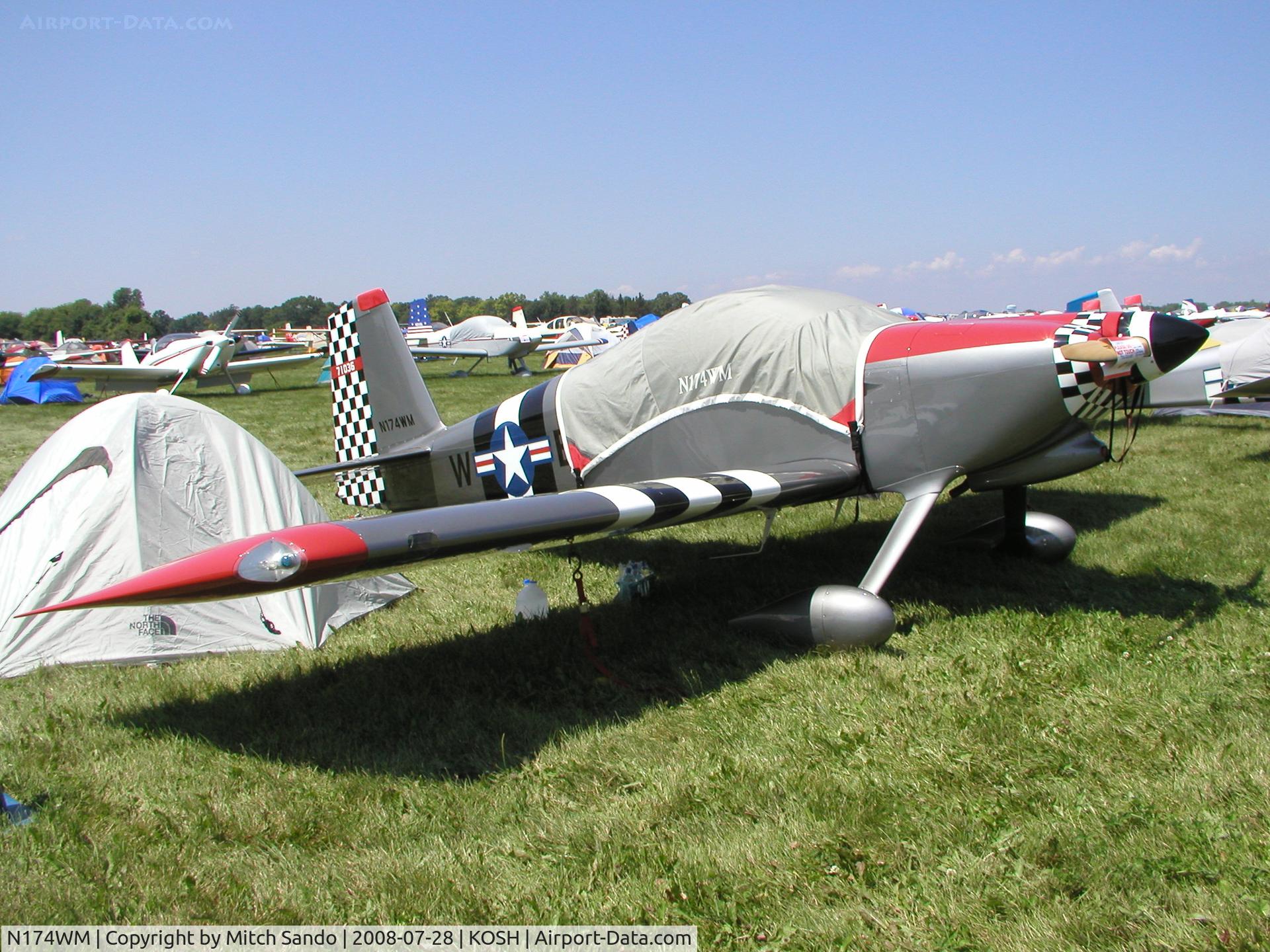 N174WM, 2004 Vans RV-7 C/N 71036, EAA AirVenture 2008.