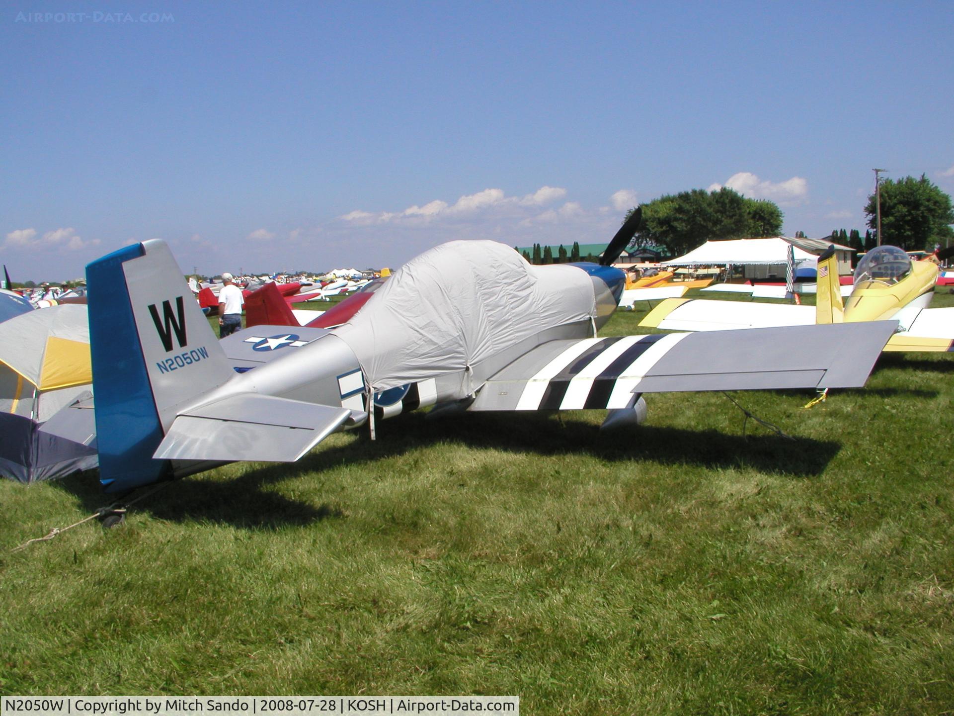 N2050W, 2002 Vans RV-8 C/N 81153, EAA AirVenture 2008.
