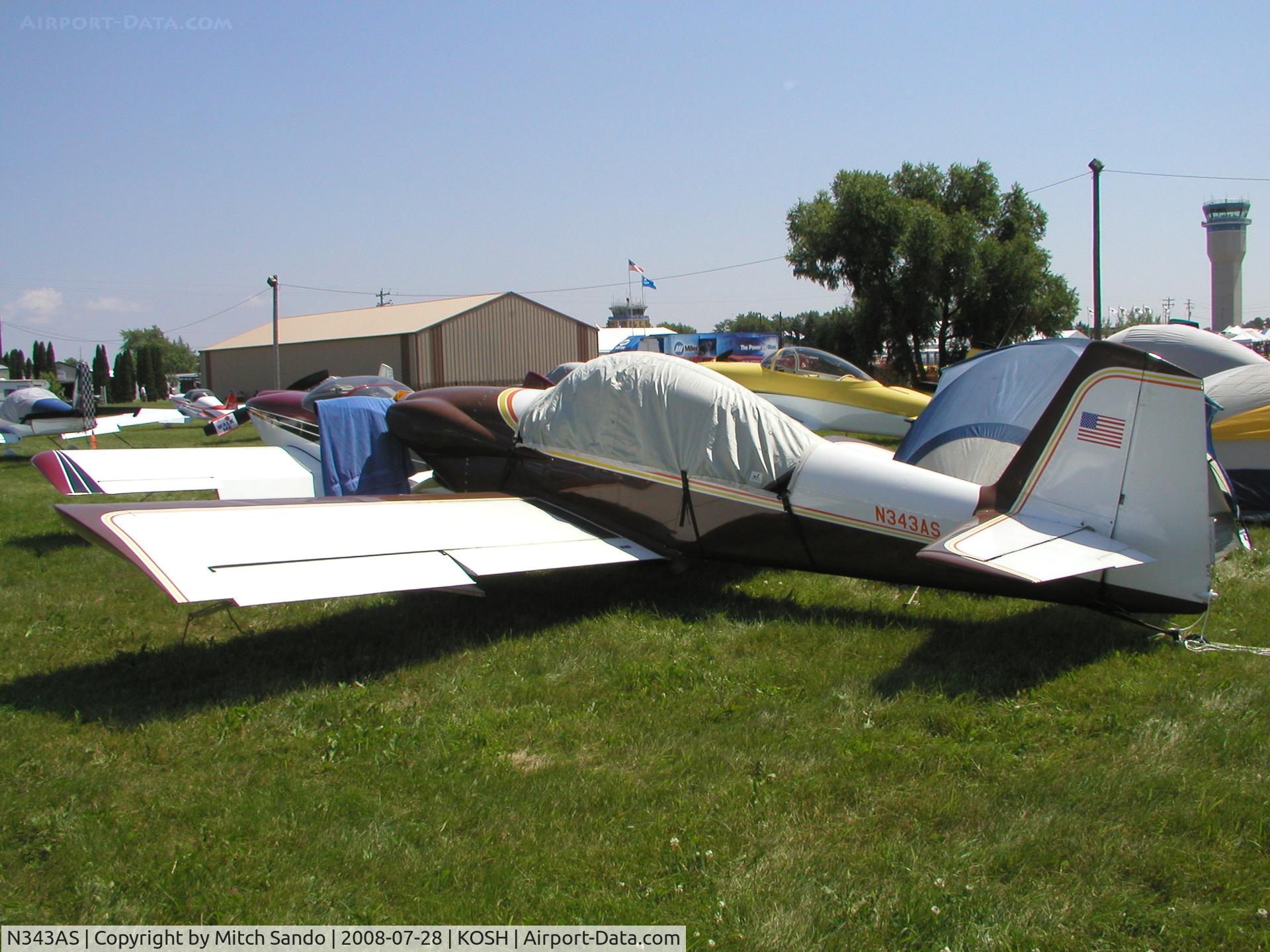 N343AS, 1992 Vans RV-4 C/N WM-2, EAA AirVenture 2008.