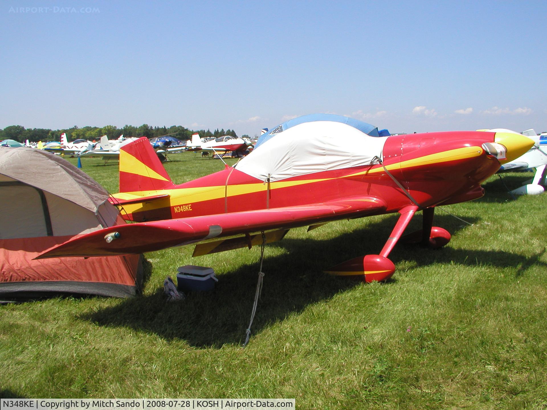 N348KE, 1998 Vans RV-4 C/N 001 (N348KE), EAA AirVenture 2008.