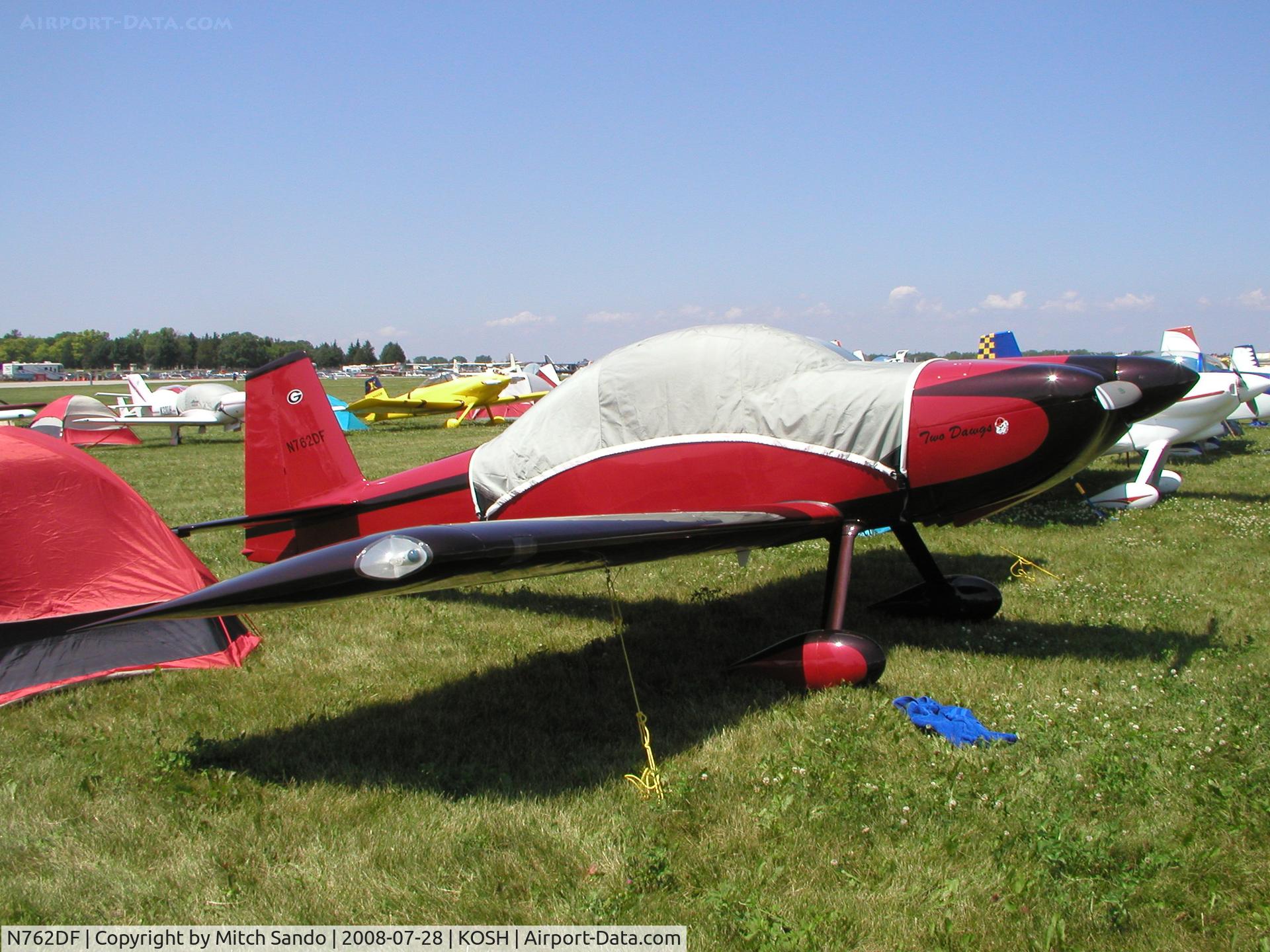 N762DF, 2005 Vans RV-8 C/N 81933, EAA AirVenture 2008.