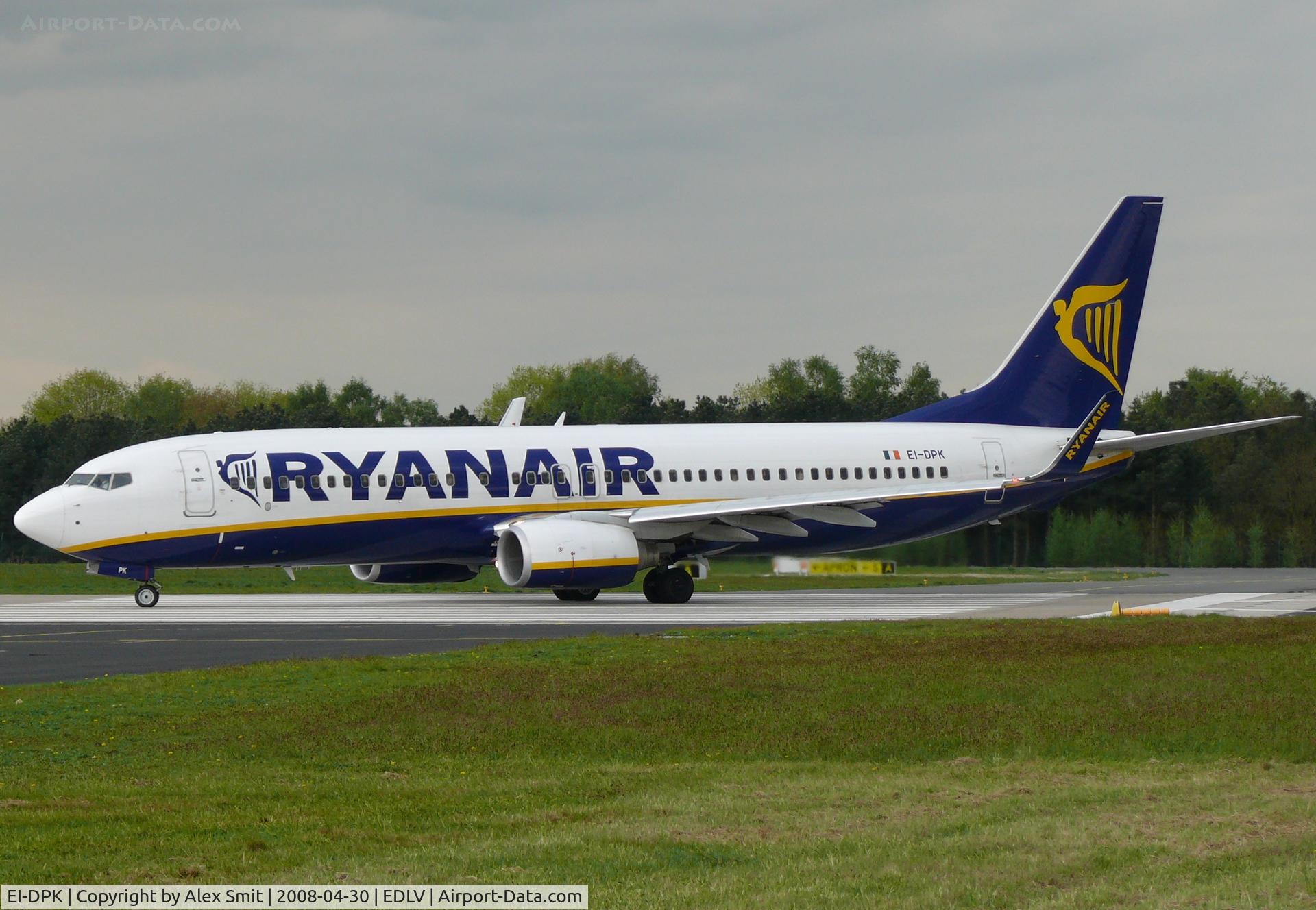 EI-DPK, 2007 Boeing 737-8AS C/N 33610, Boeing B737-8AS EI-DPK Ryanair