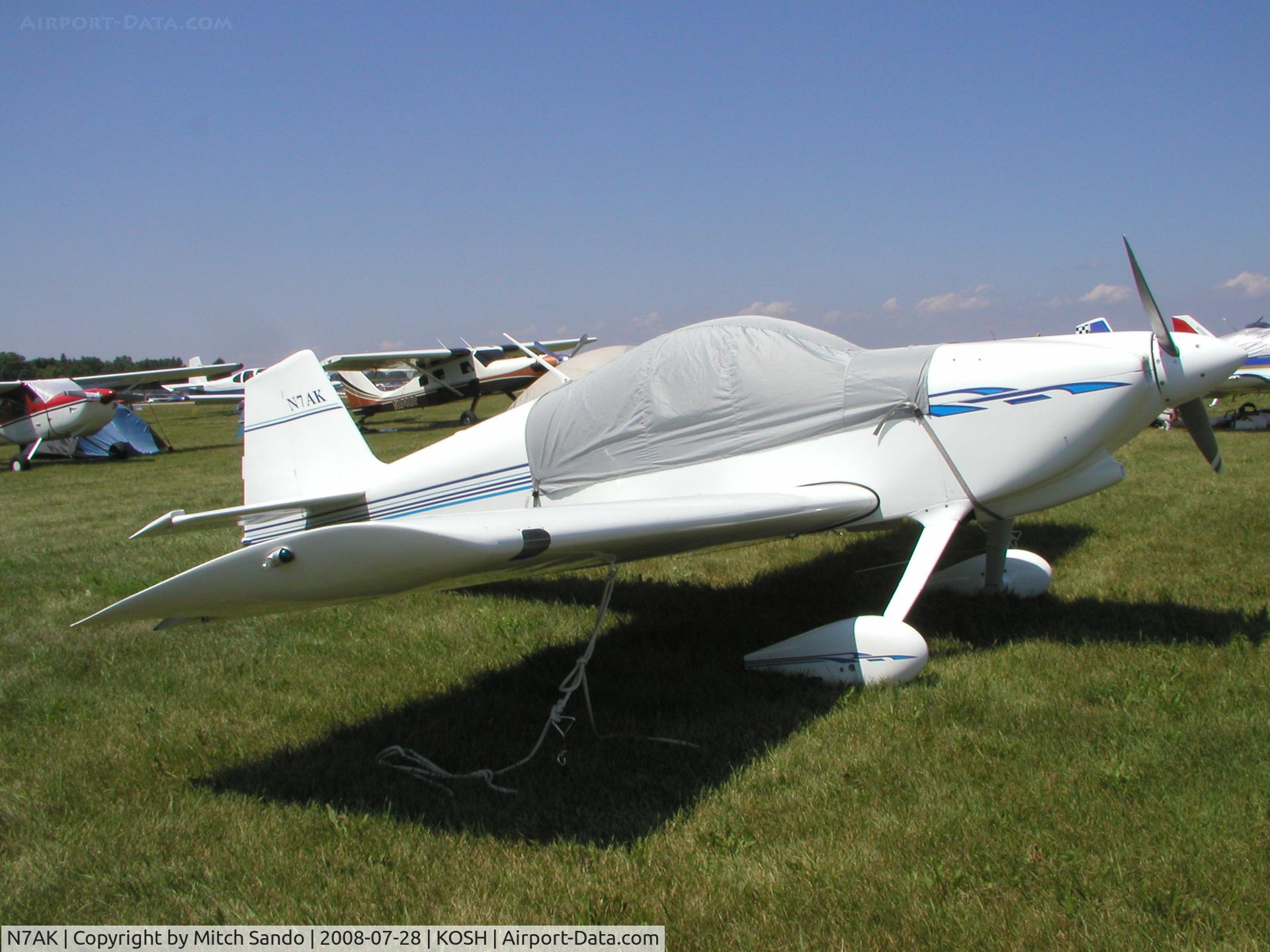 N7AK, 1991 Vans RV-6 C/N 20221, EAA AirVenture 2008.