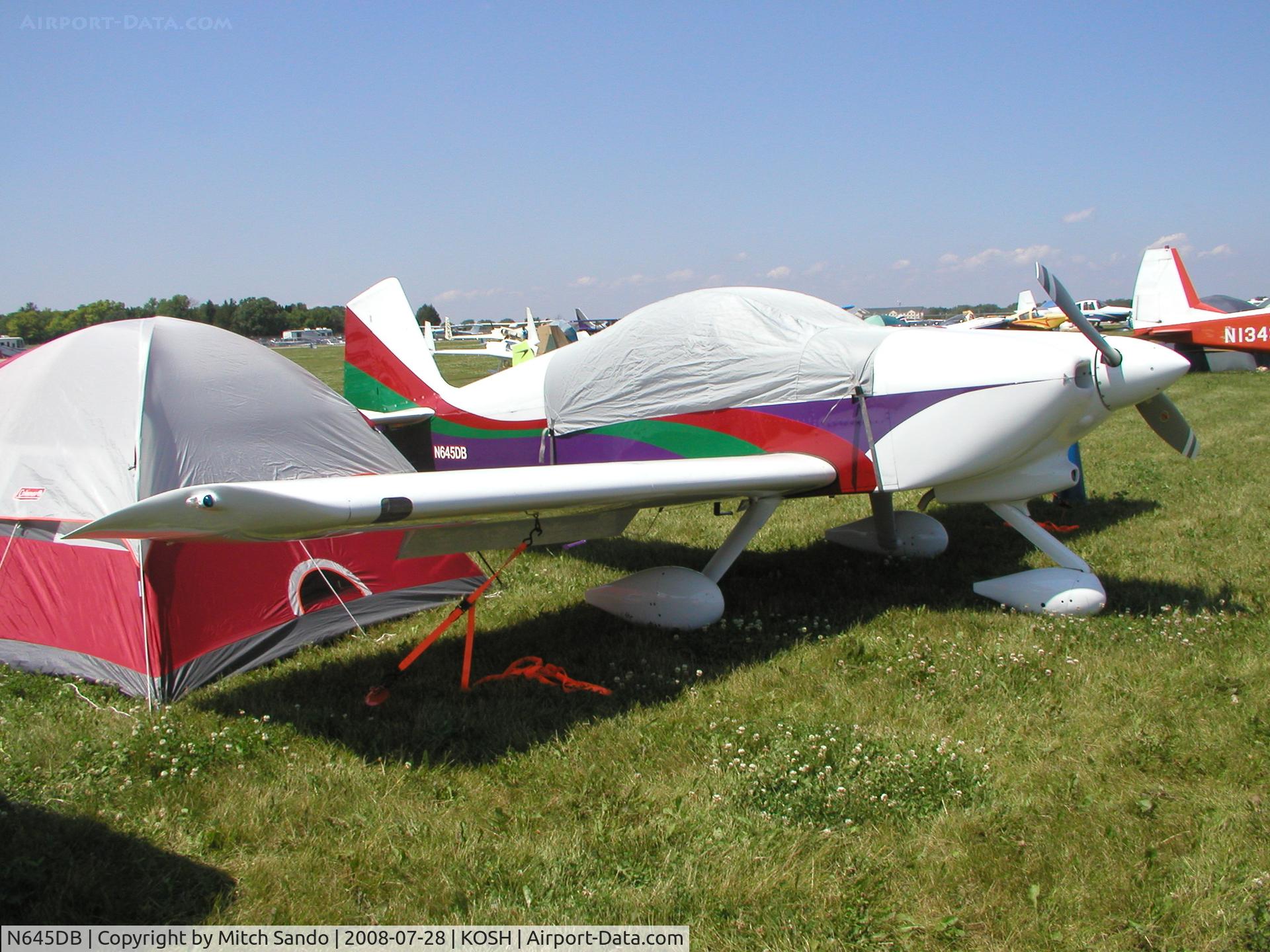 N645DB, 2004 Vans RV-6A C/N 24345, EAA AirVenture 2008.