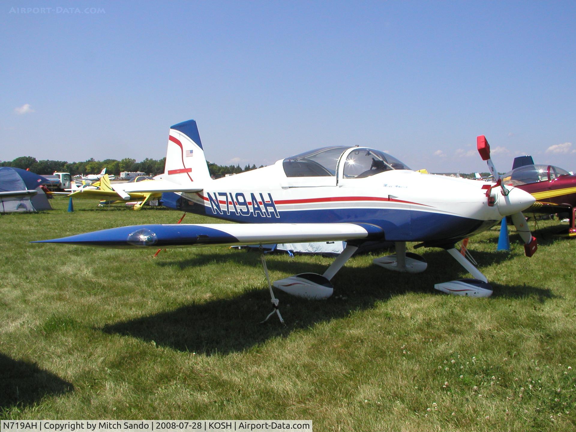 N719AH, 2004 Vans RV-7A C/N 70499, EAA AirVenture 2008.