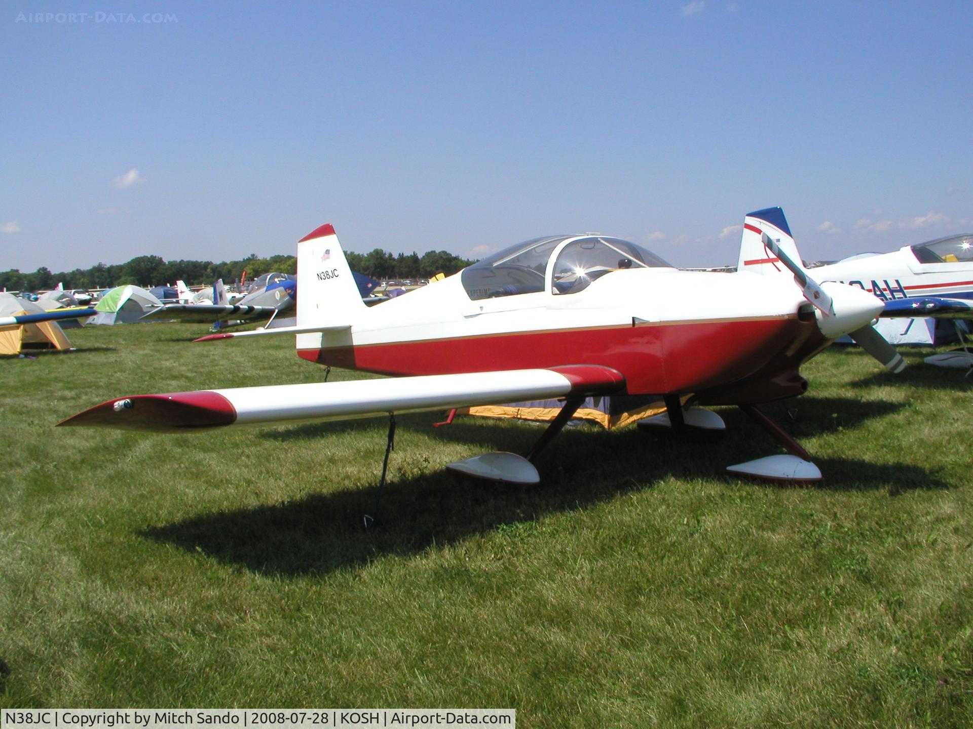 N38JC, 2000 Vans RV-6A C/N 60173, EAA AirVenture 2008.