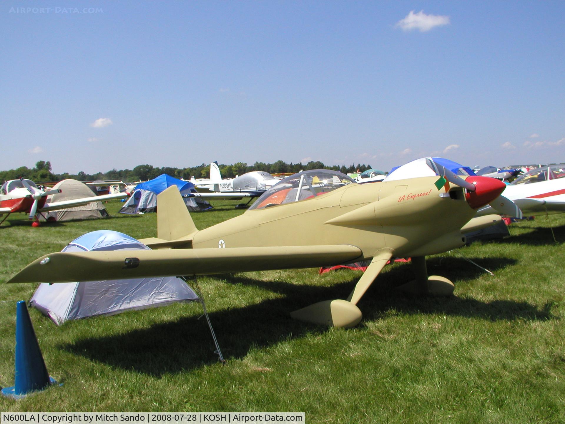 N600LA, 2007 Vans RV-4 C/N 3056, EAA AirVenture 2008.