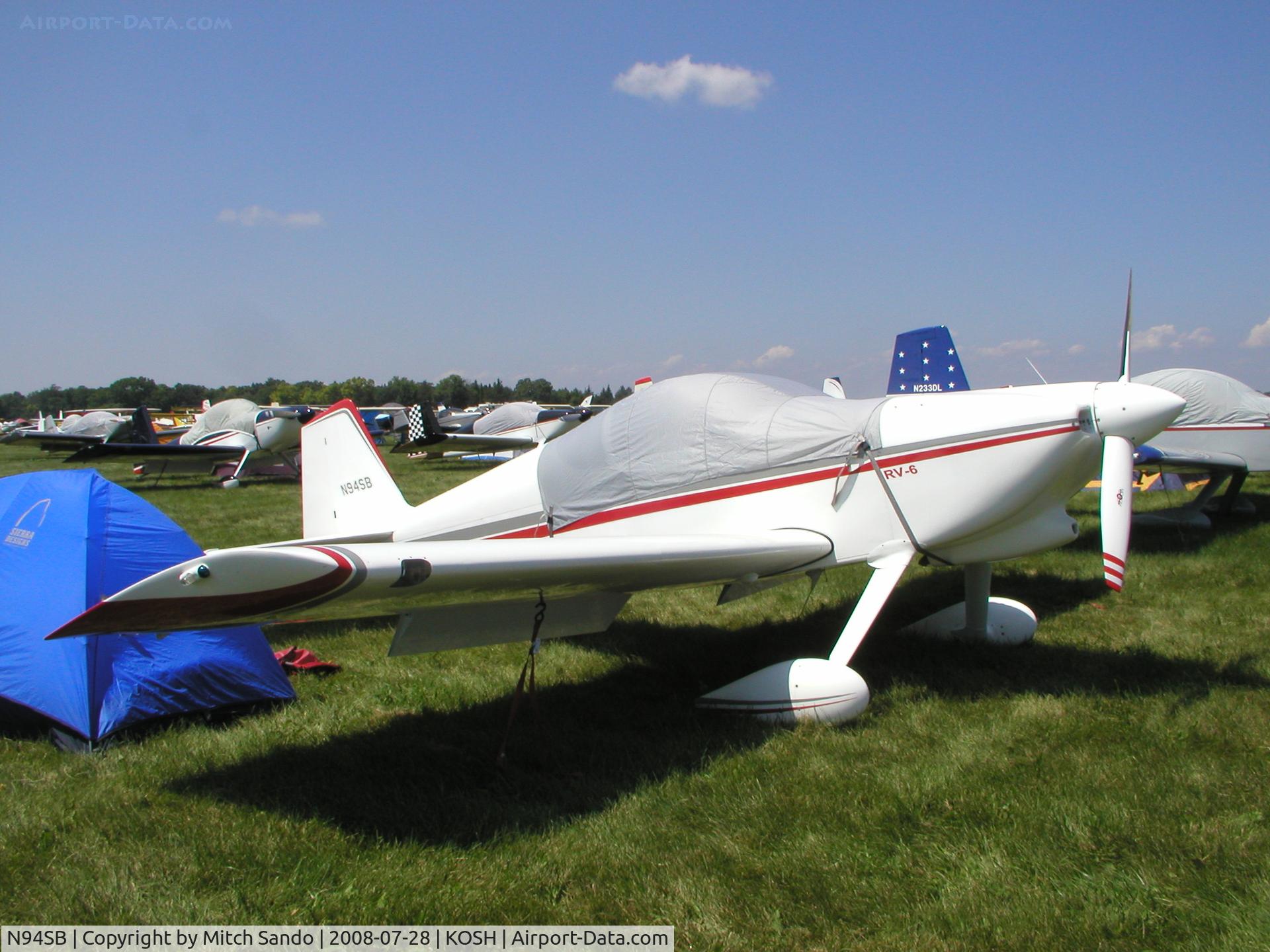 N94SB, 1994 Vans RV-6 C/N 22194, EAA AirVenture 2008.