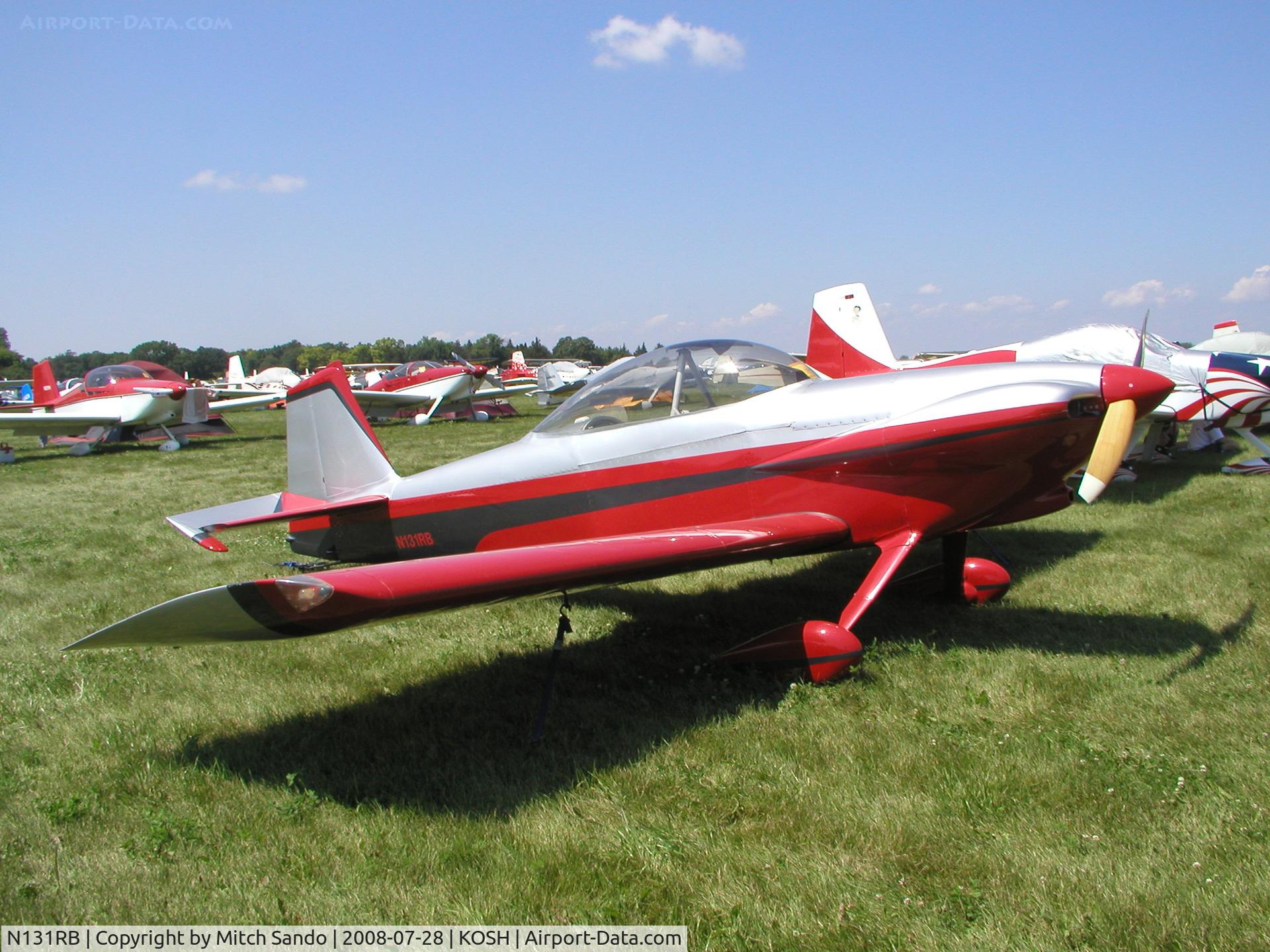 N131RB, Vans RV-4 C/N 2190, EAA AirVenture 2008.