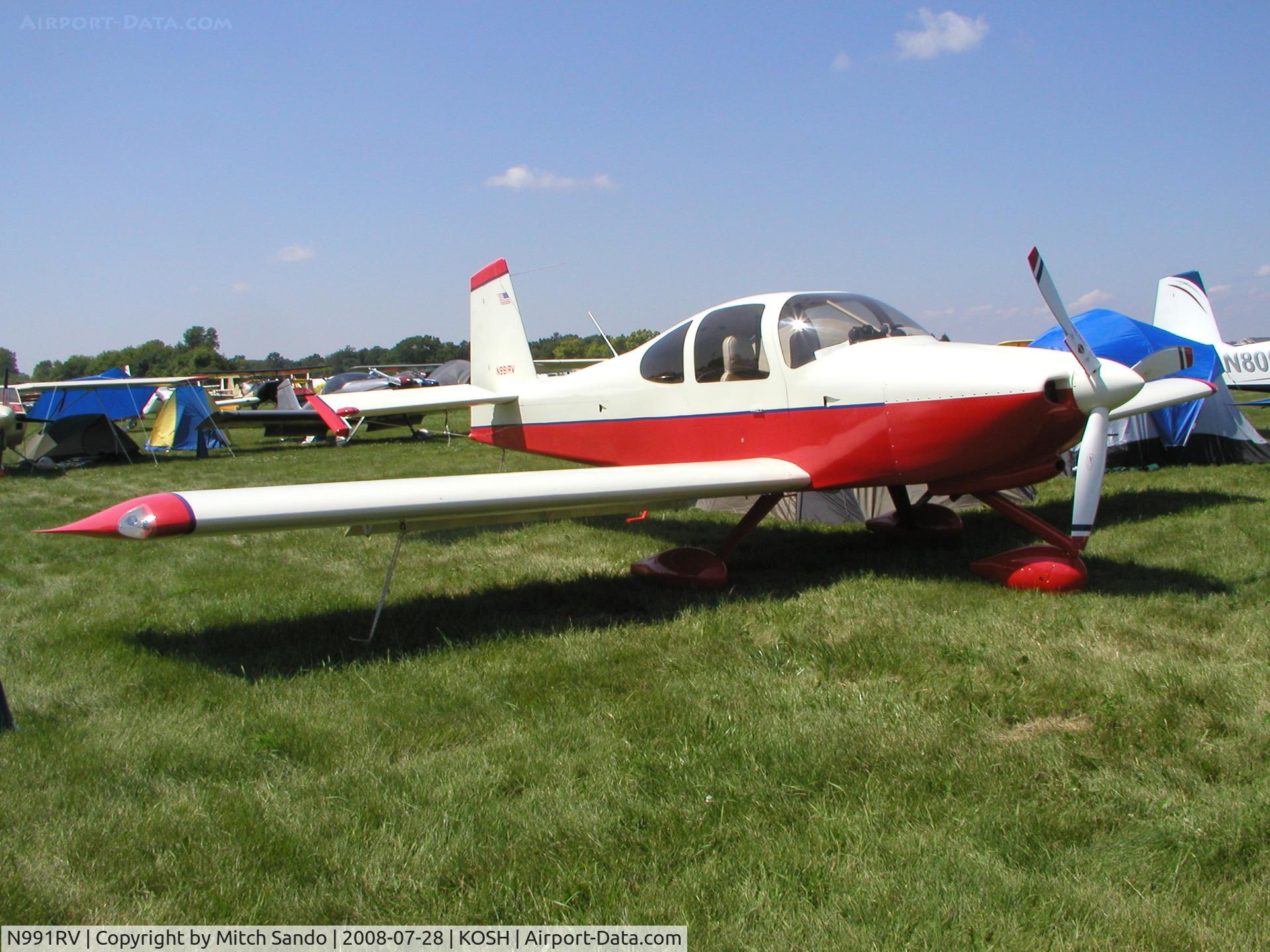 N991RV, 2007 Vans RV-10 C/N 40422, EAA AirVenture 2008.