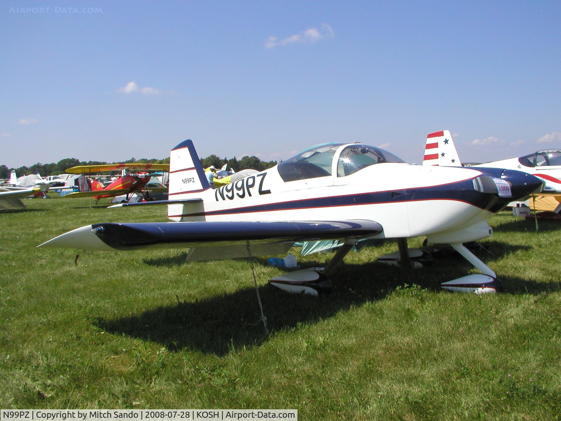 N99PZ, 2000 Vans RV-6A C/N 22993, EAA AirVenture 2008.