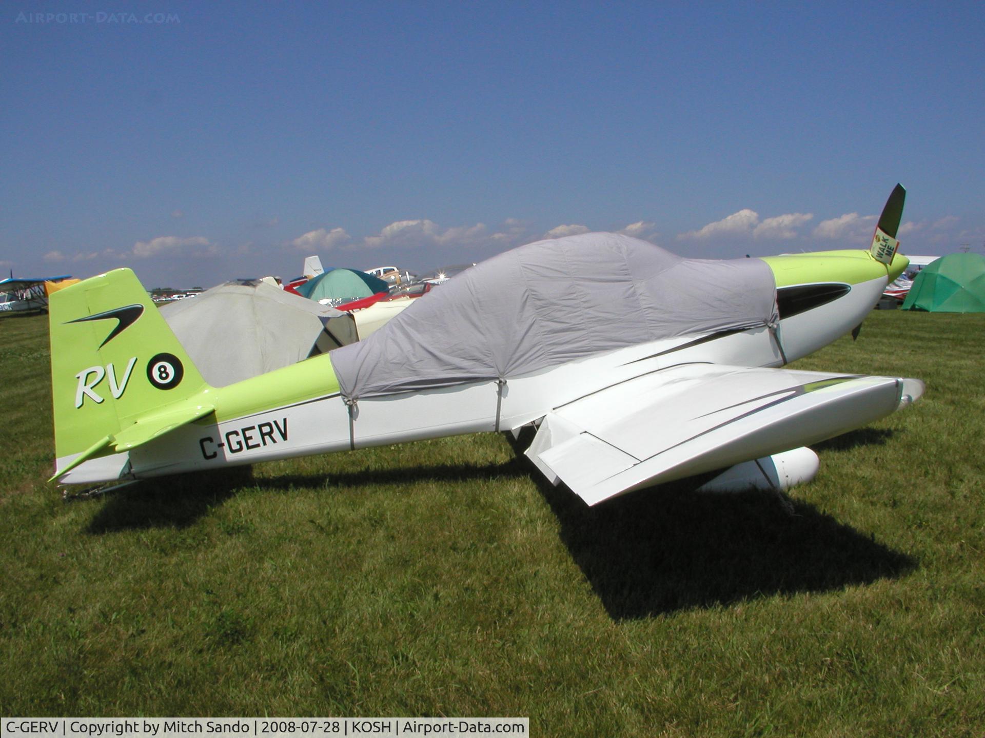 C-GERV, 2002 Vans RV-8 C/N 81117, EAA AirVenture 2008.