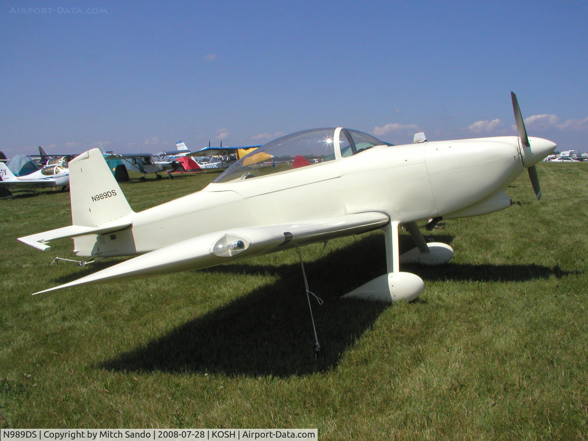 N989DS, 2006 Vans RV-8 C/N 81832, EAA AirVenture 2008.