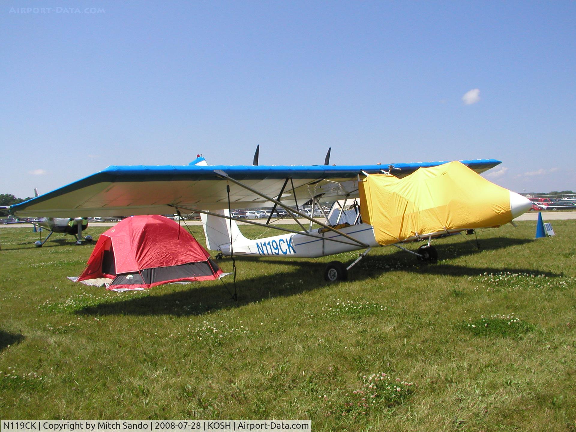 N119CK, 2004 Lockwood Air Cam C/N AC100, EAA AirVenture 2008.