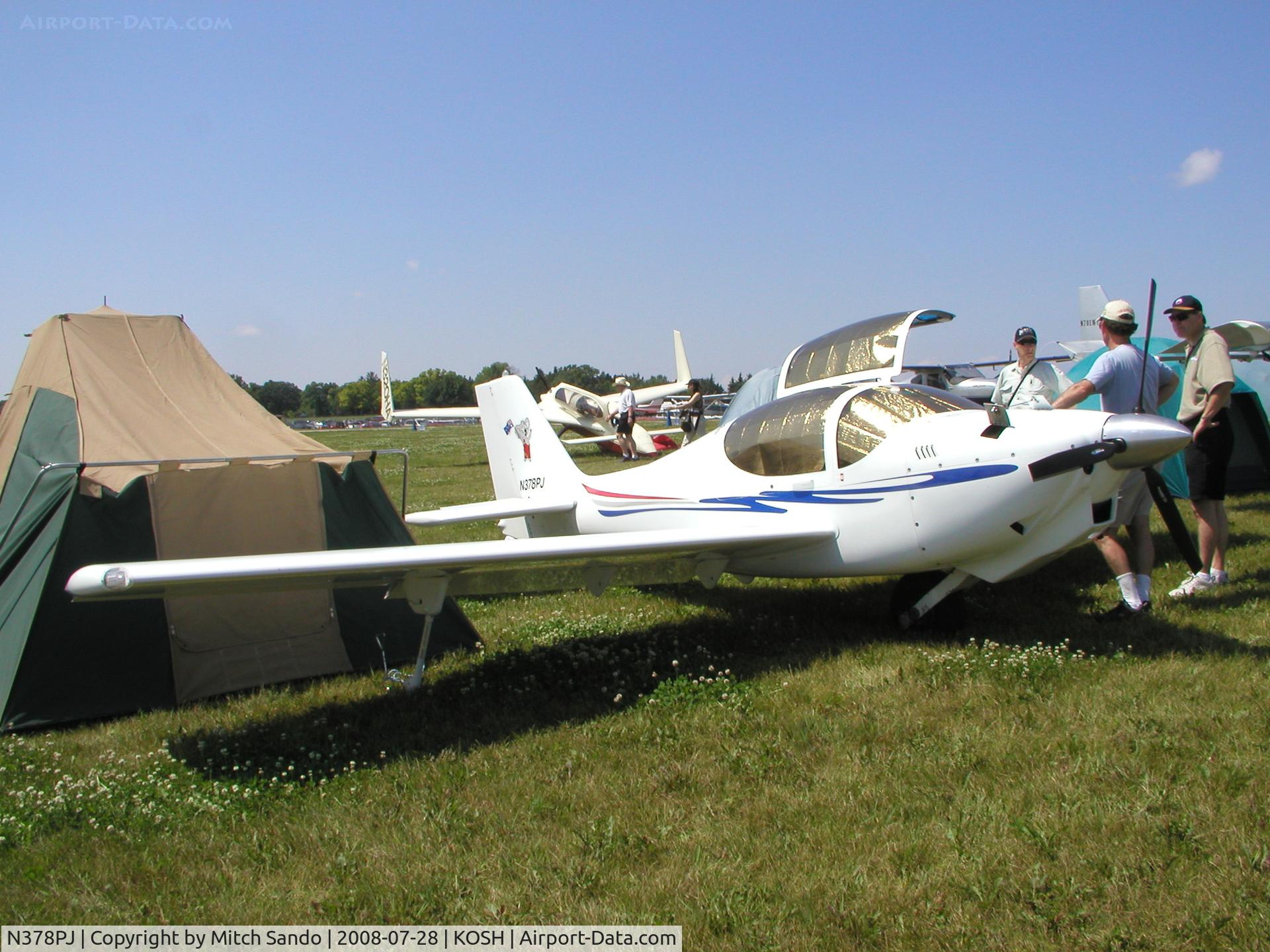 N378PJ, 2004 Europa Monowheel C/N 363, EAA AirVenture 2008.