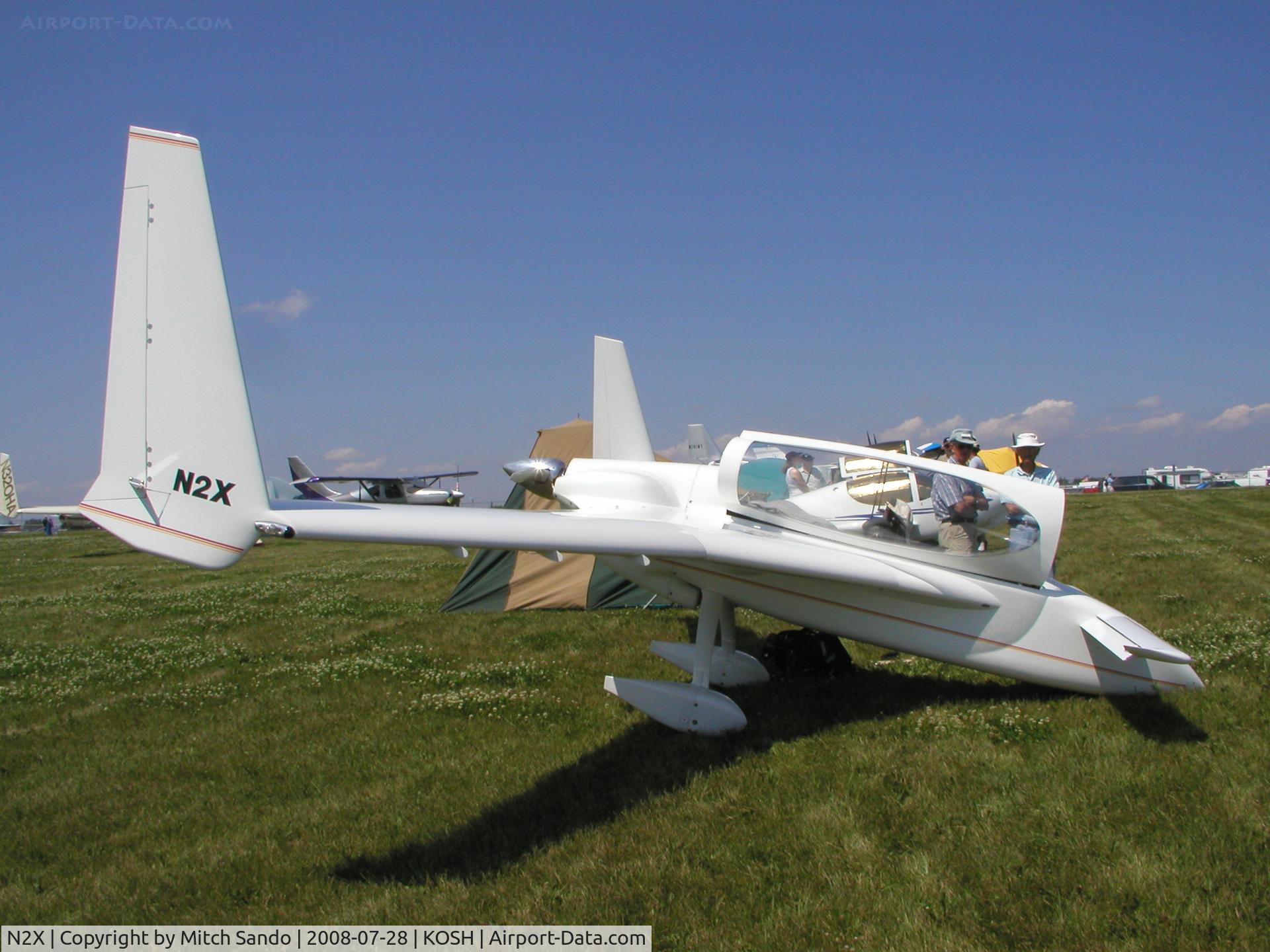 N2X, 1986 Rutan Long-EZ C/N 1207, EAA AirVenture 2008.