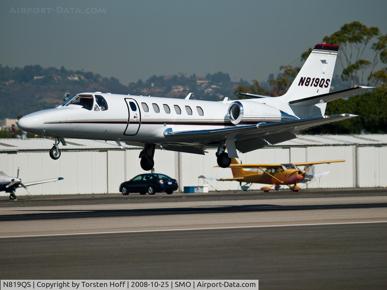 N819QS, 2008 Cessna 560 Citation Encore+ C/N 560-0786, N819QS arriving on RWY 21