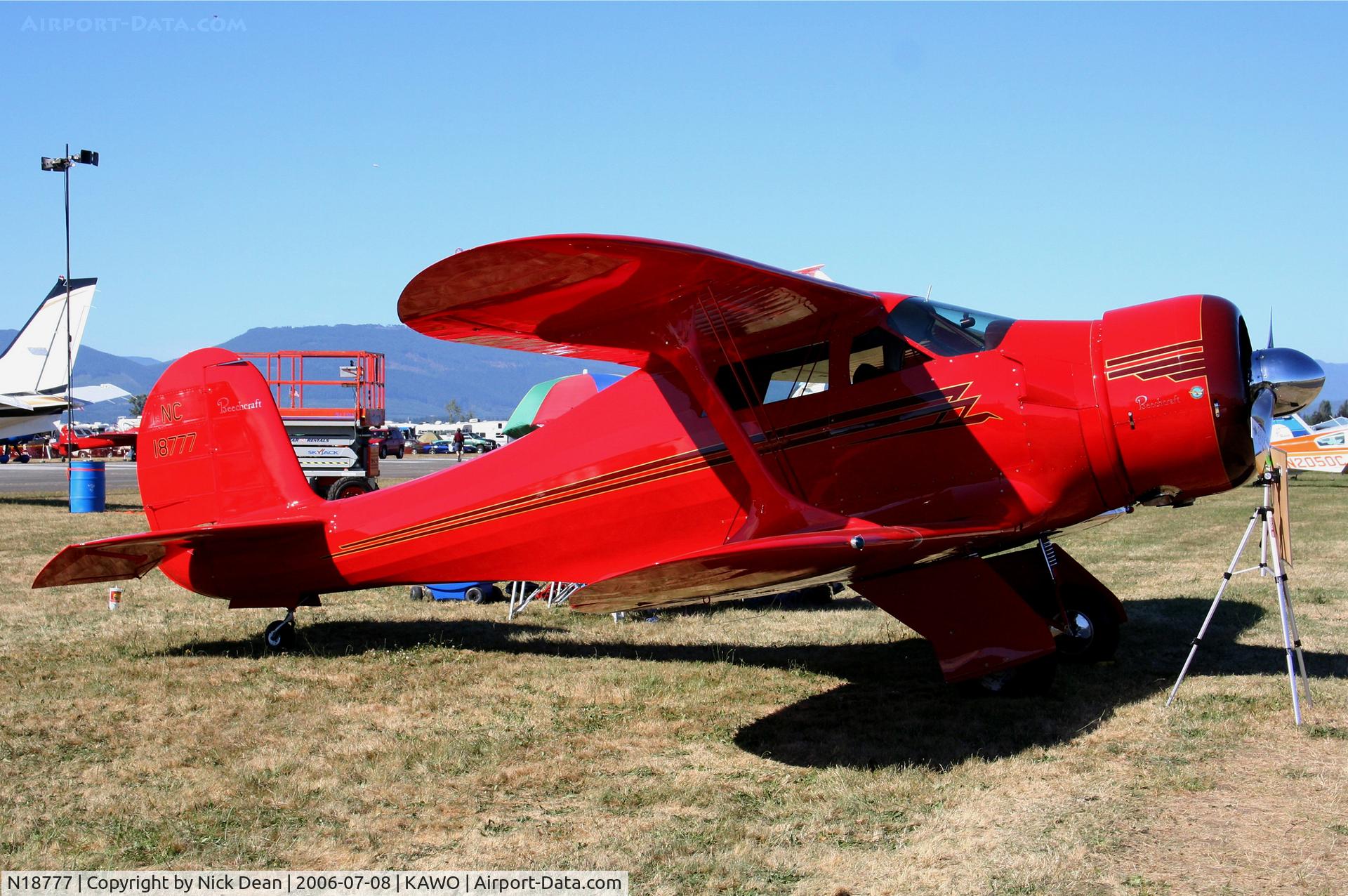 N18777, 1938 Beech D17S Staggerwing C/N 200, /