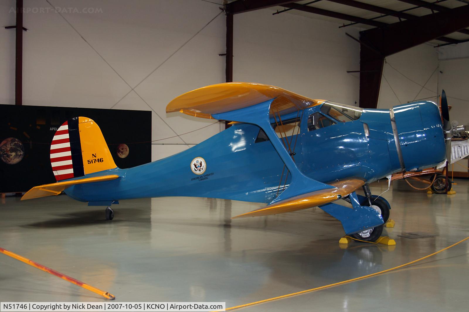 N51746, 1943 Beech D17S Staggerwing C/N 4890, /
