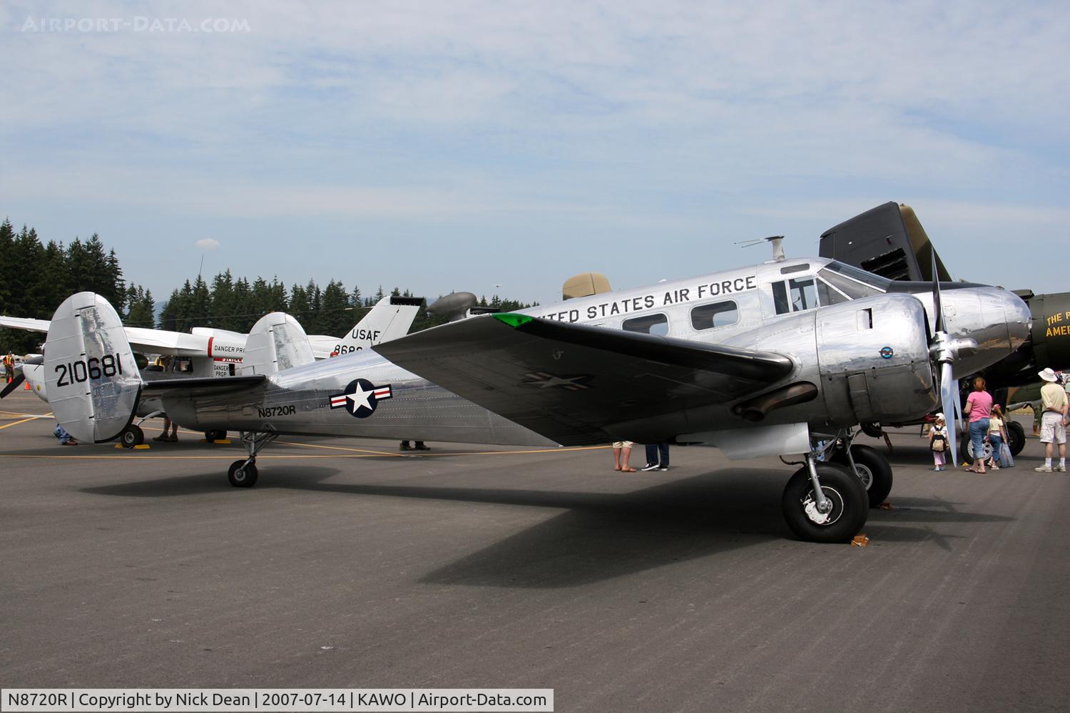 N8720R, 1952 Beech C-45H Expeditor C/N AF-611 (52-10681), /