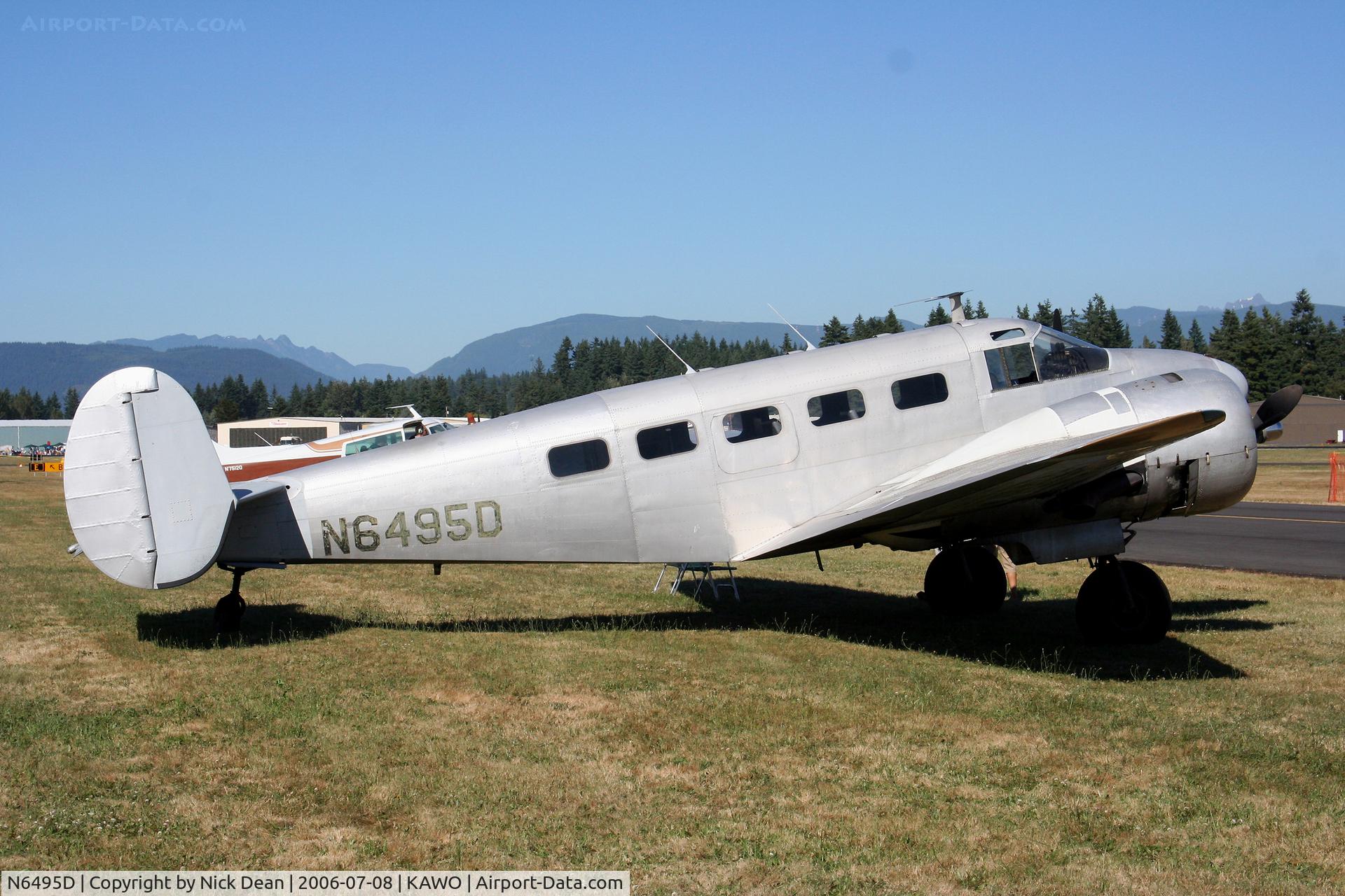 N6495D, 1960 Beech C-45H Expeditor C/N AF-449, /