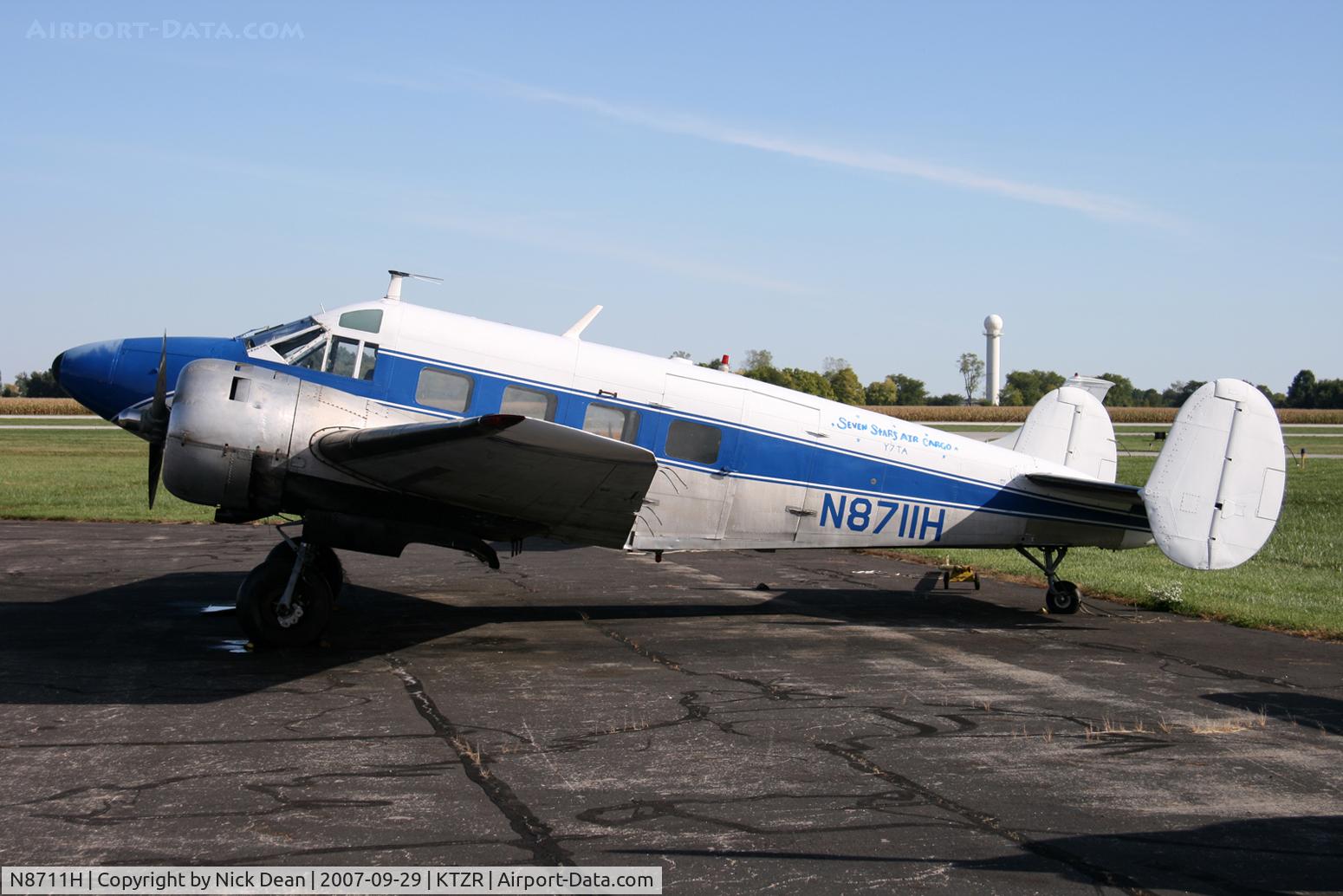 N8711H, 1955 Beech E18S C/N BA-87, /