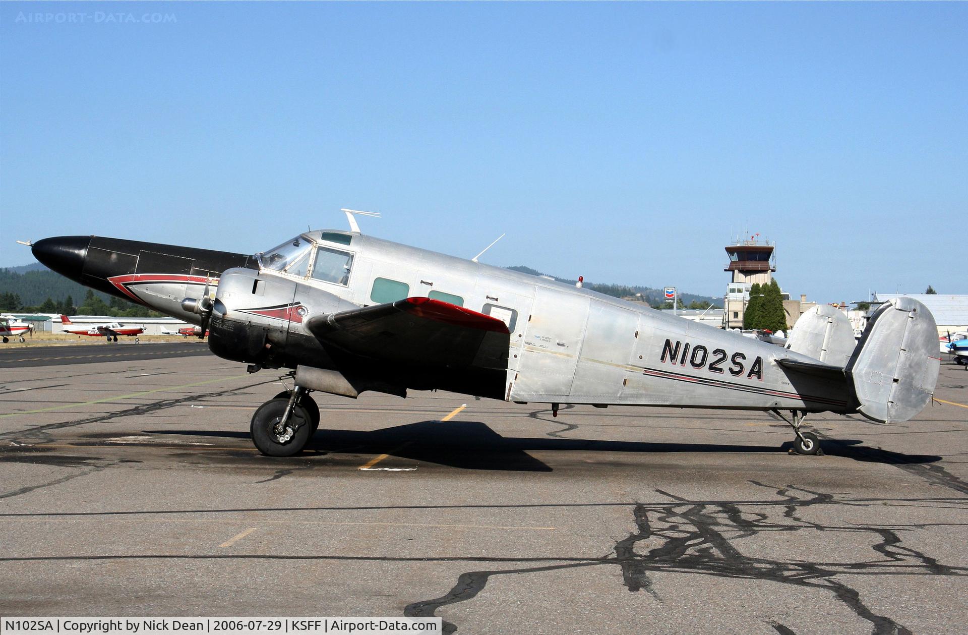N102SA, 1959 Beech E18S C/N BA-441, /