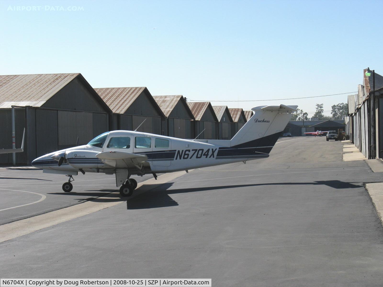 N6704X, 1979 Beech 76 Duchess C/N ME-291, 1979 Beech 76 DUCHESS, two Lycoming O&VO-360 180 Hp each, CS props