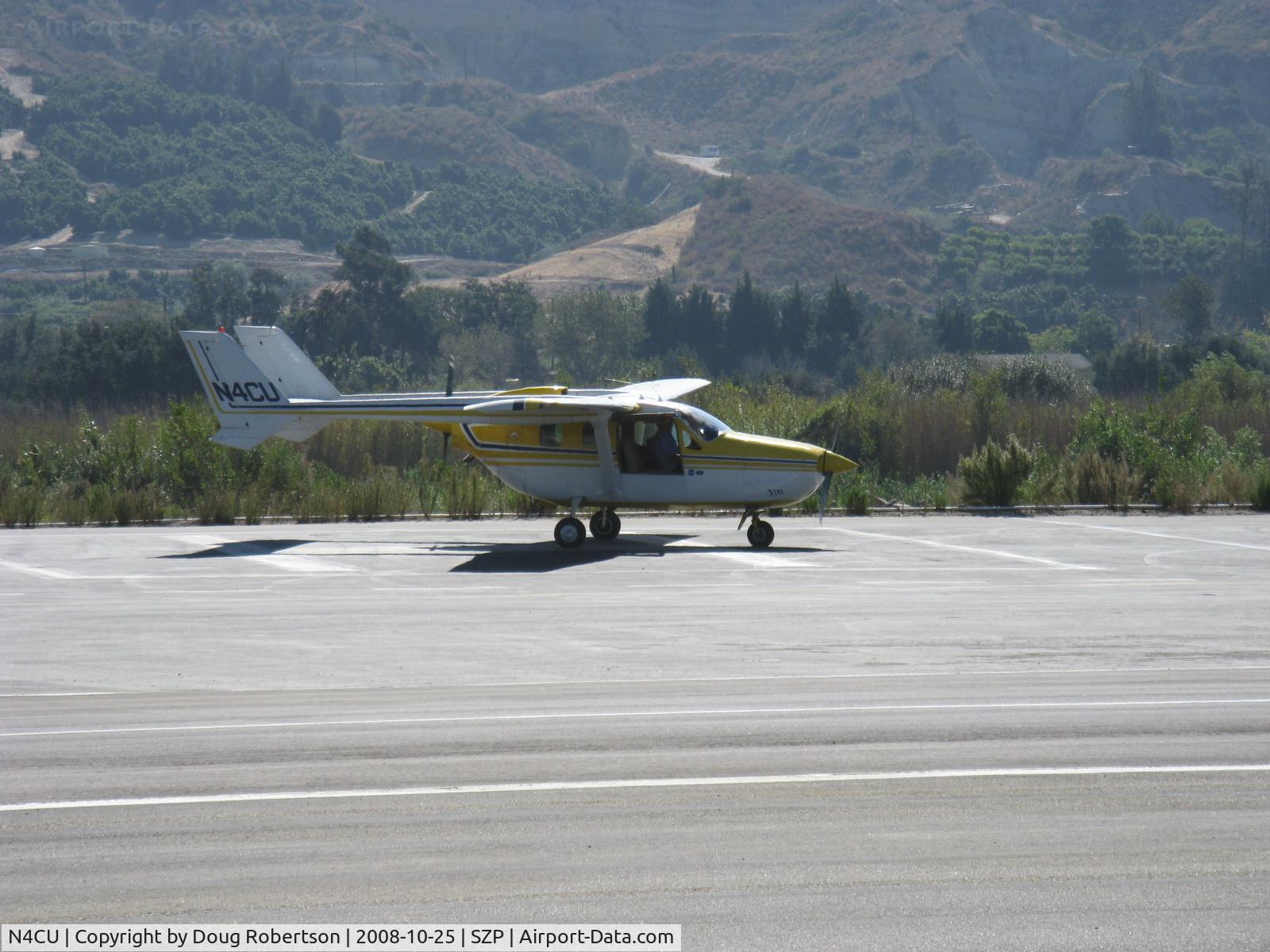 N4CU, 1972 Cessna T337G Turbo Super Skymaster C/N P3370065, 1972 Cesssna T337G PRESSURIZED SKYMASTER, two Continental TSIO-360-C 225 Hp each, engines warmup