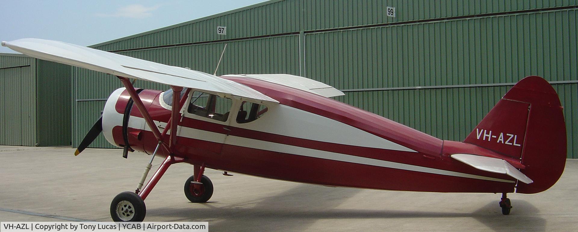 VH-AZL, 1941 Fairchild UC-61 Argus 1 (24W-41A) C/N 306, VH-AZL. Ux RAF (ATA) Fairchild 24 Argus, now based at Caboolture, Queensland, Australia.