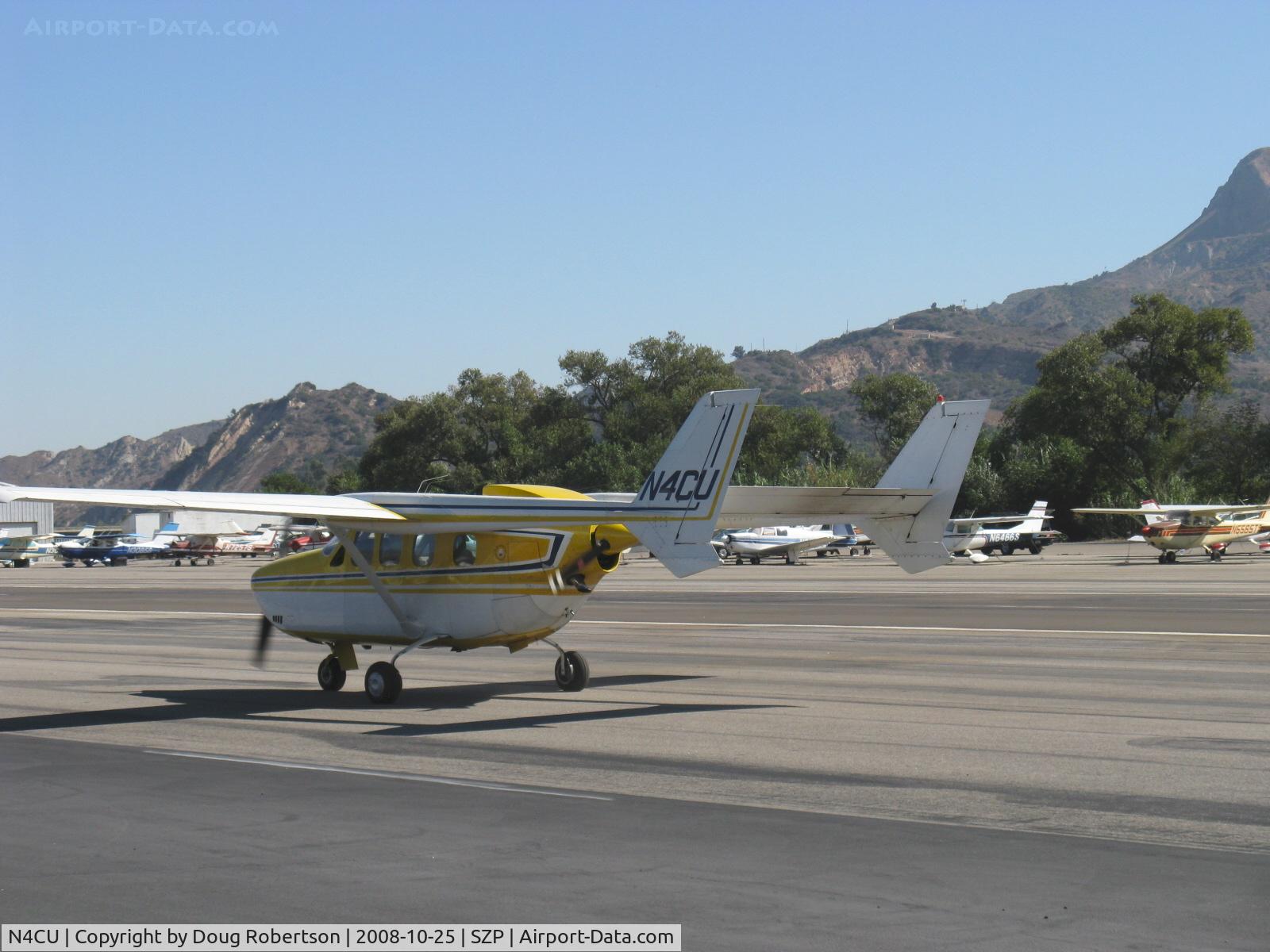 N4CU, 1972 Cessna T337G Turbo Super Skymaster C/N P3370065, 1972 Cessna T337G PRESSURIZED SKYMASTER, two Continental TSIO-360-C 225 Hp each, taxi to Rwy 22