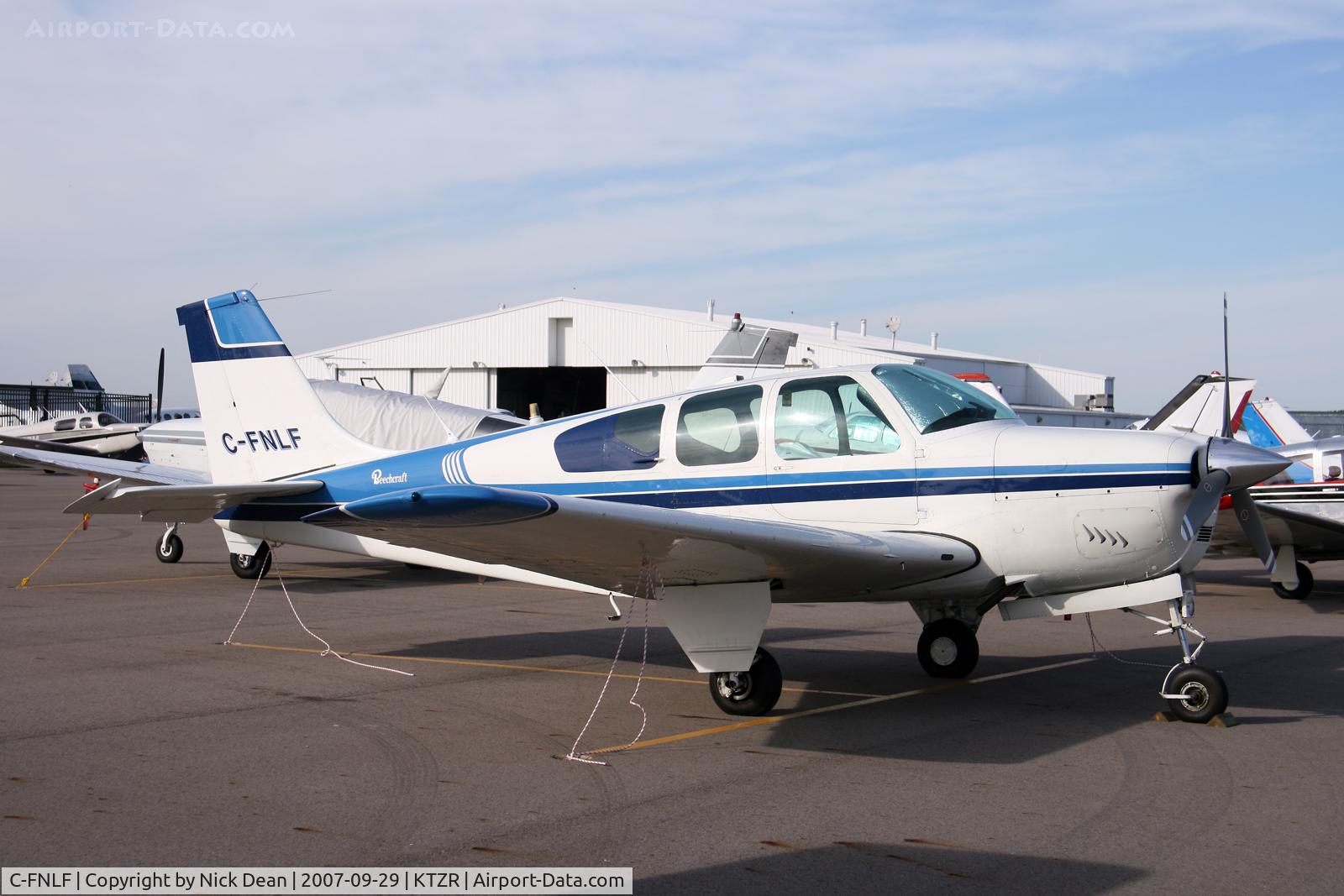 C-FNLF, 1960 Beech 35-A33 Debonair C/N CD-253, /
