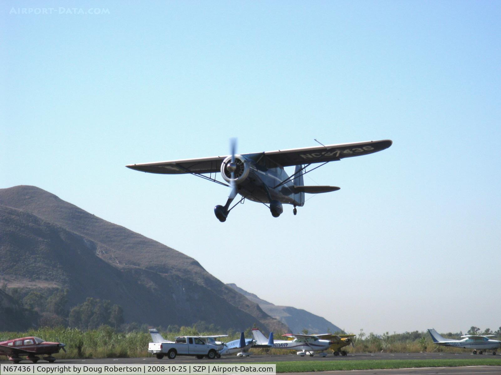 N67436, 1943 Howard Aircraft DGA-15P C/N 1743, 1943 Howard DGA-15P, P&W R-985 Wasp Jr. 450 Hp, takeoff climb Rwy 04