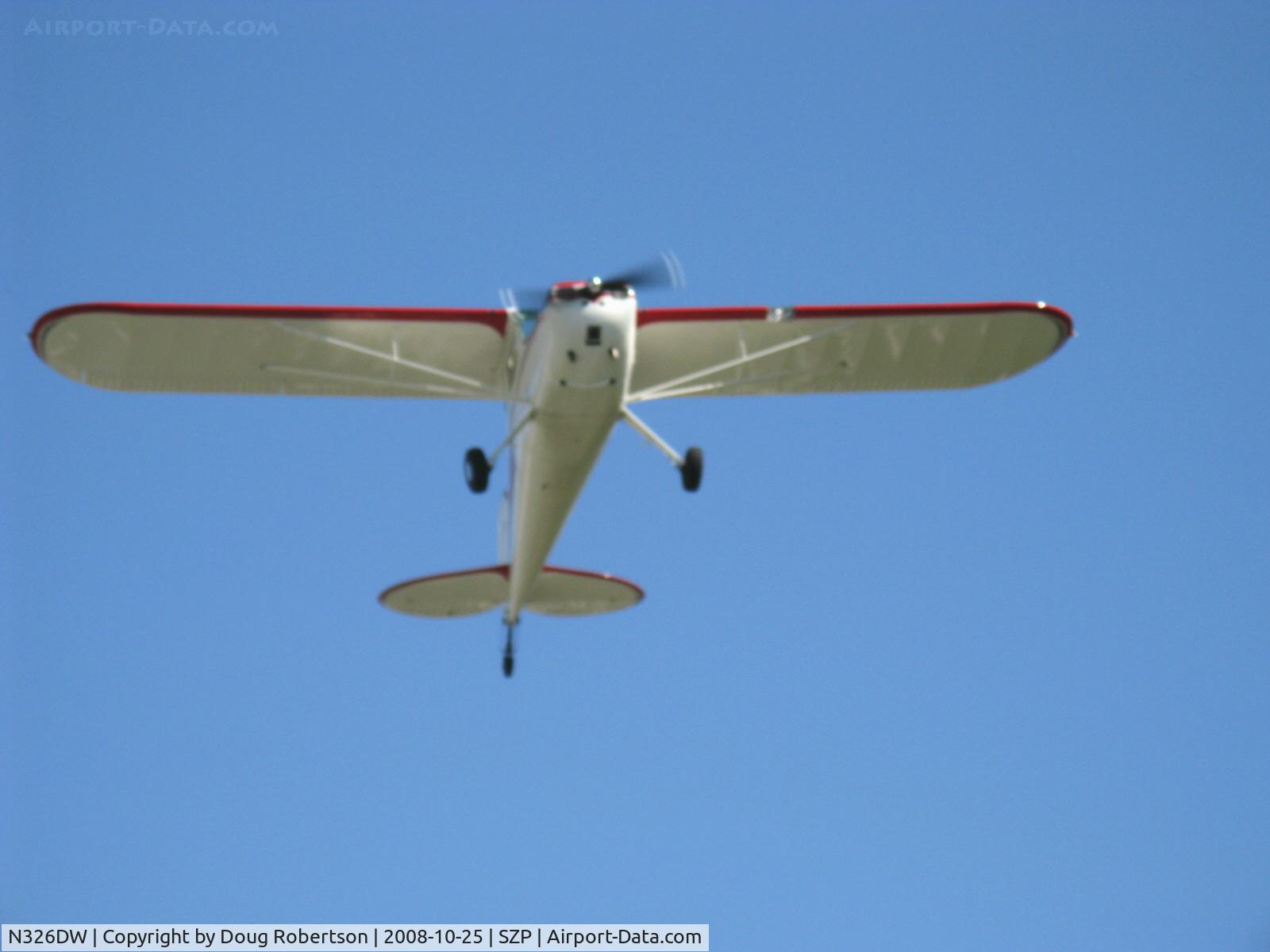 N326DW, 1946 Cessna 140 C/N 11220, 1946 Cessna 140, Continental O-200 100 Hp upgrade, takeoff climb Rwy 22