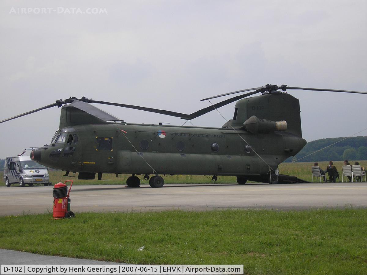 D-102, Boeing CH-47D Chinook C/N M.4102, Dutch AF Openday, Volkel AFB , 2007