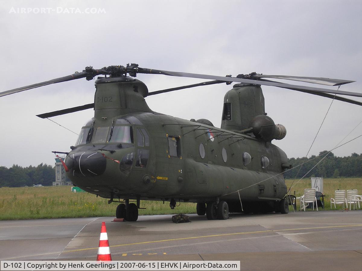 D-102, Boeing CH-47D Chinook C/N M.4102, Dutch AF Openday, Volkel AFB , 2007